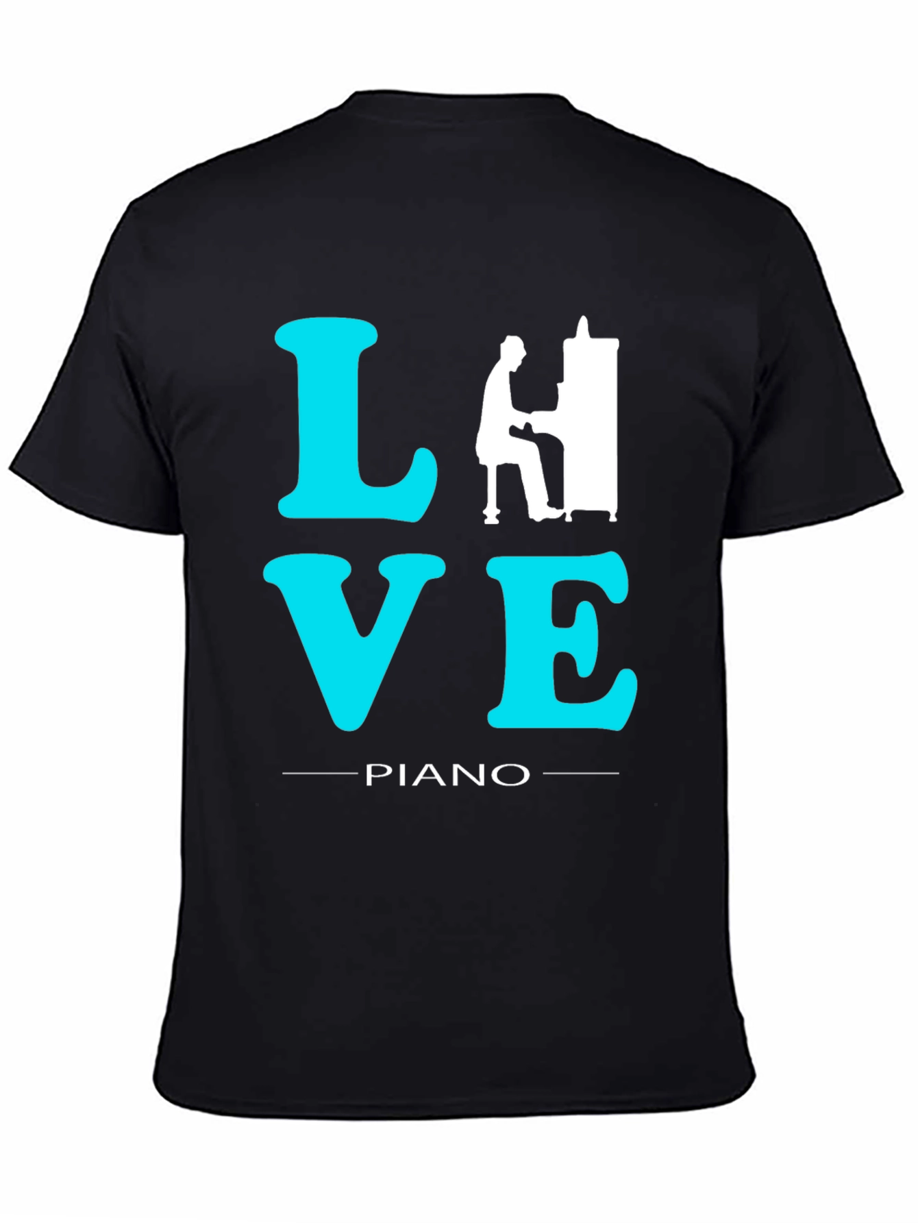 Love Piano T-Shirt: Musicians Statement Tee