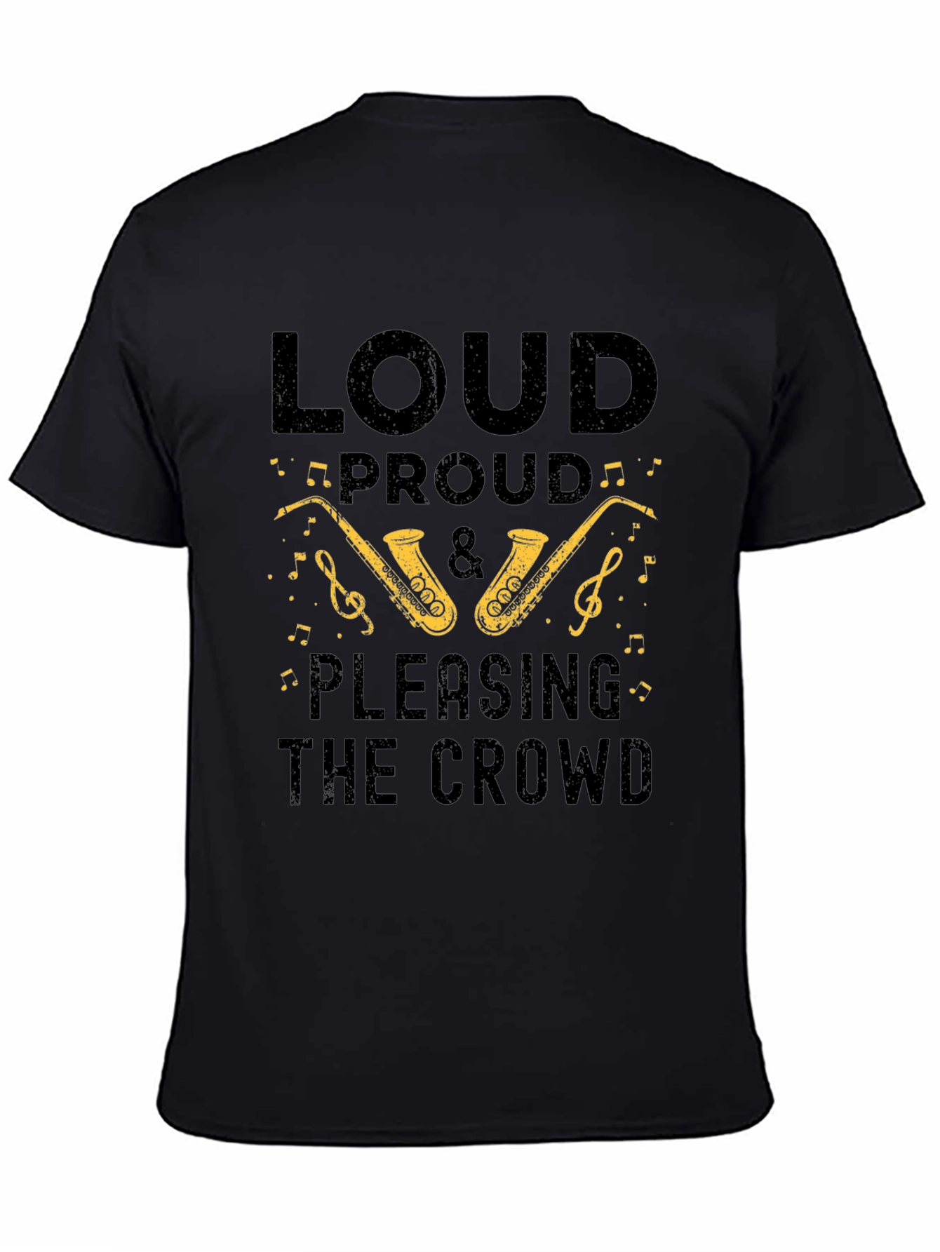 Loud Proud Saxophone T-Shirt - Music Lover Tee