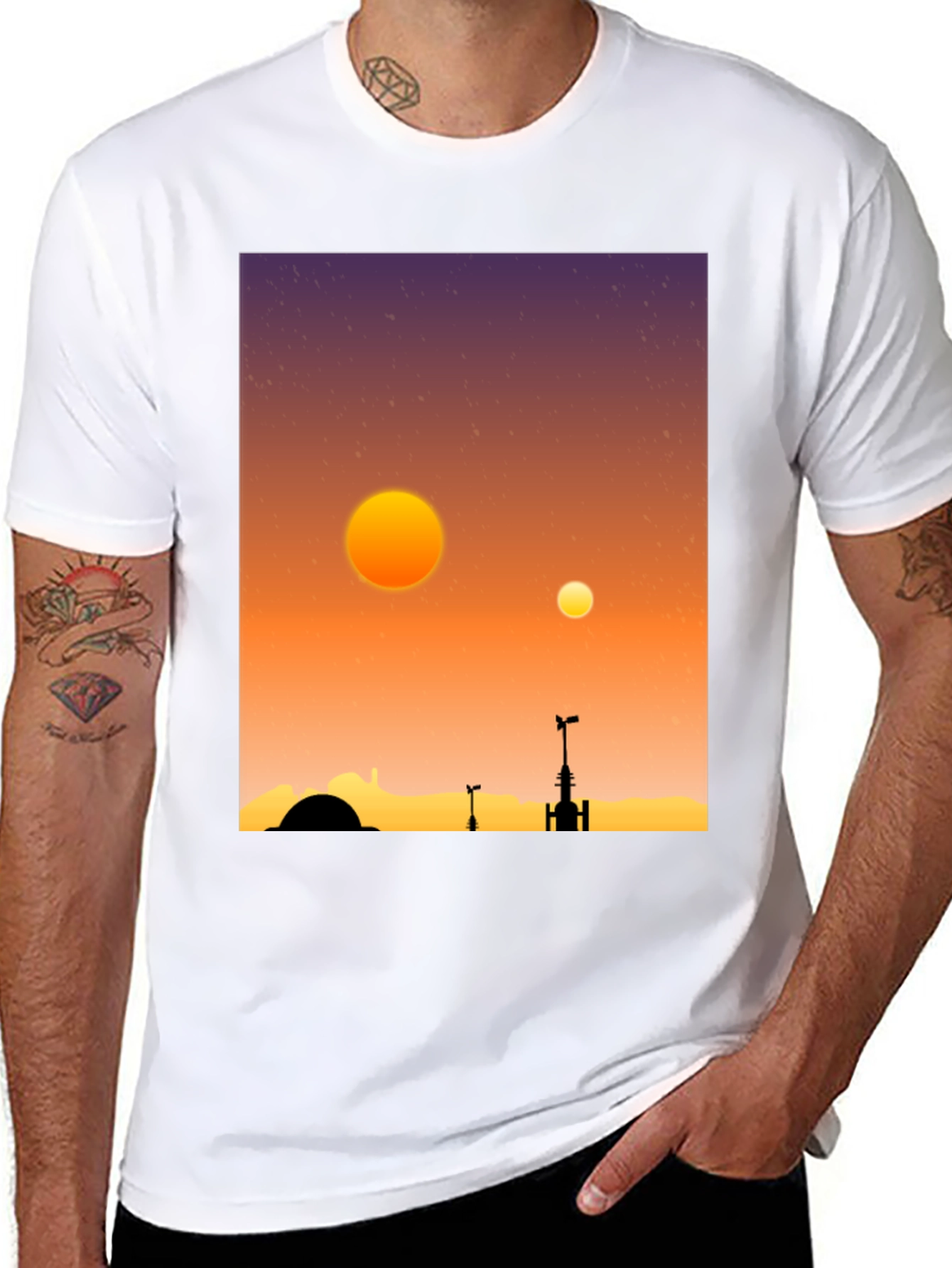 Tatooine Sunset Graphic Tee