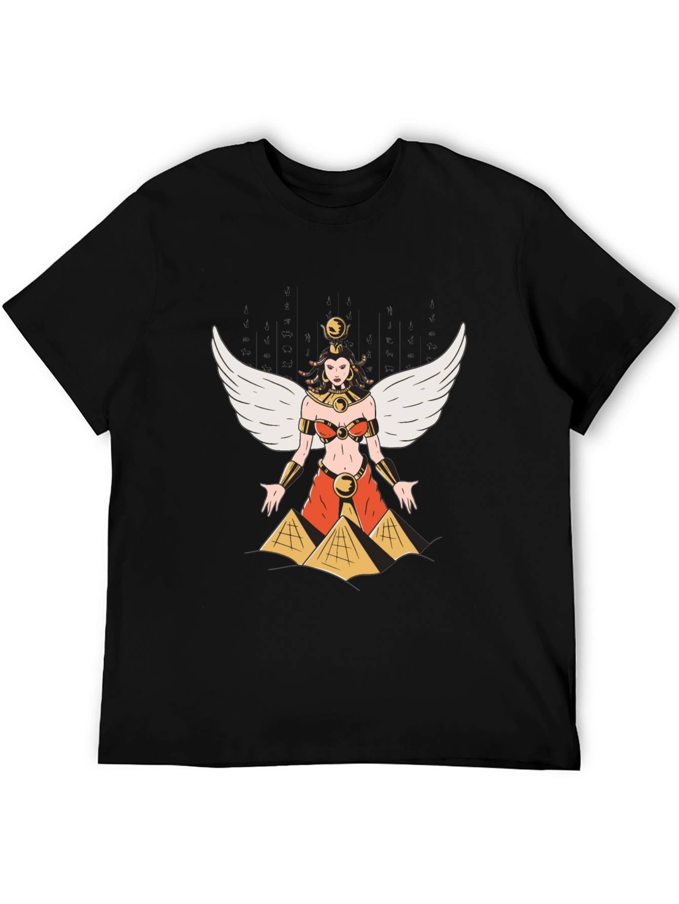 Egyptian Queen Graphic Black T-Shirt