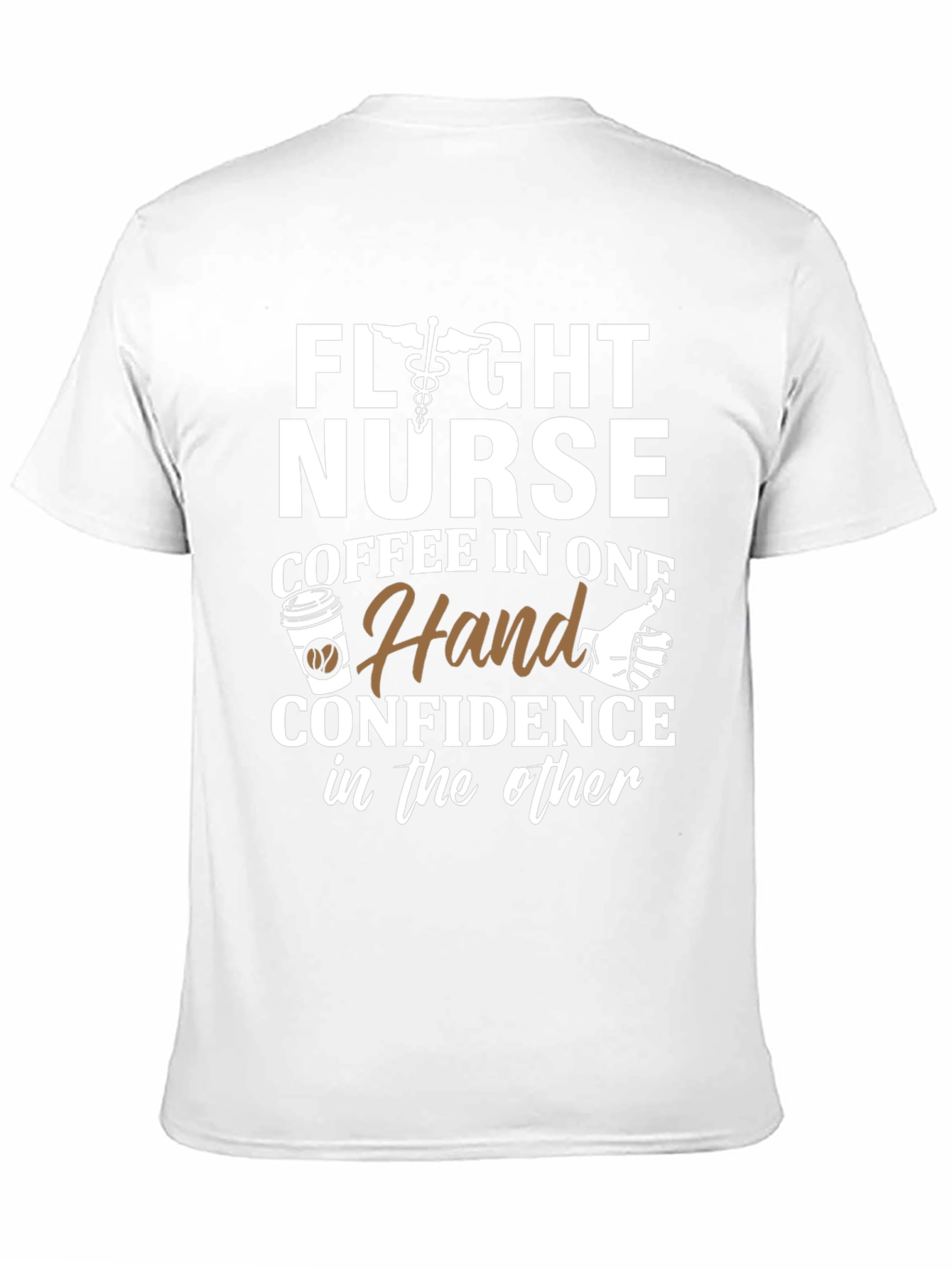 Flight Nurse Coffee & Confidence T-Shirt