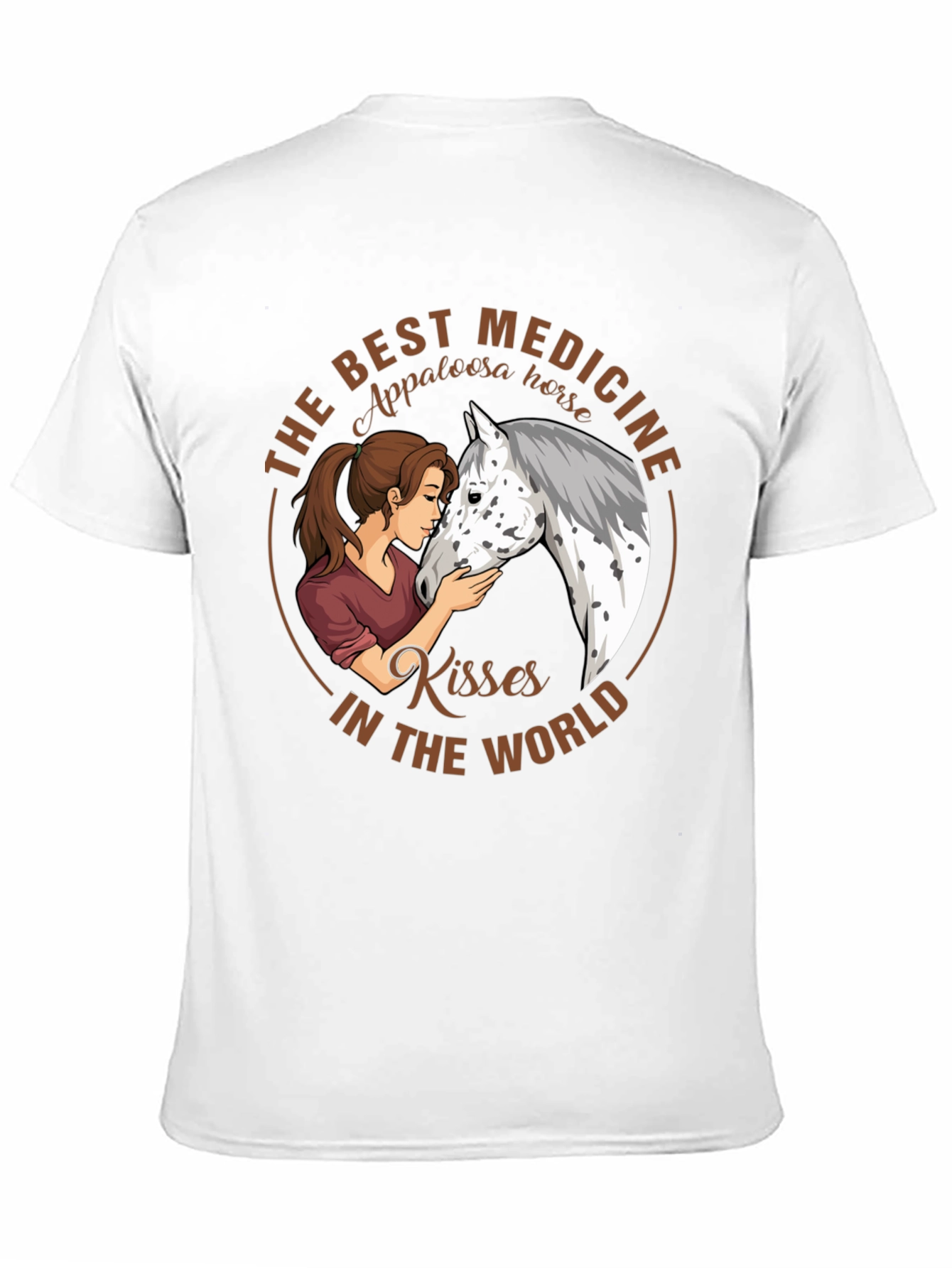 Appaloosa Horse Kisses T-Shirt - Best Medicine Tee
