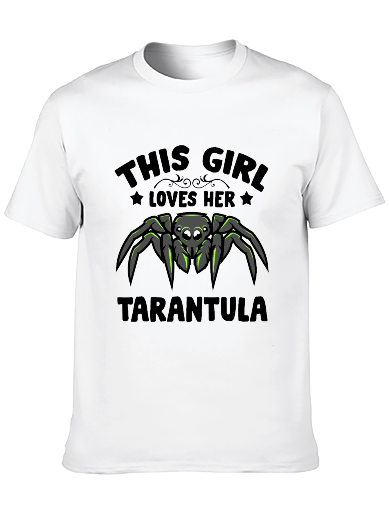 This Girl Loves Her Tarantula Graphic Tee