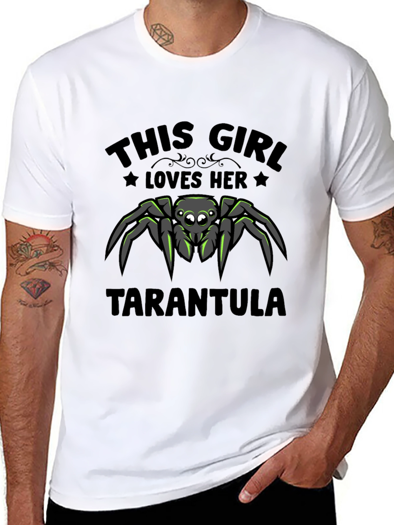 This Girl Loves Her Tarantula Graphic Tee