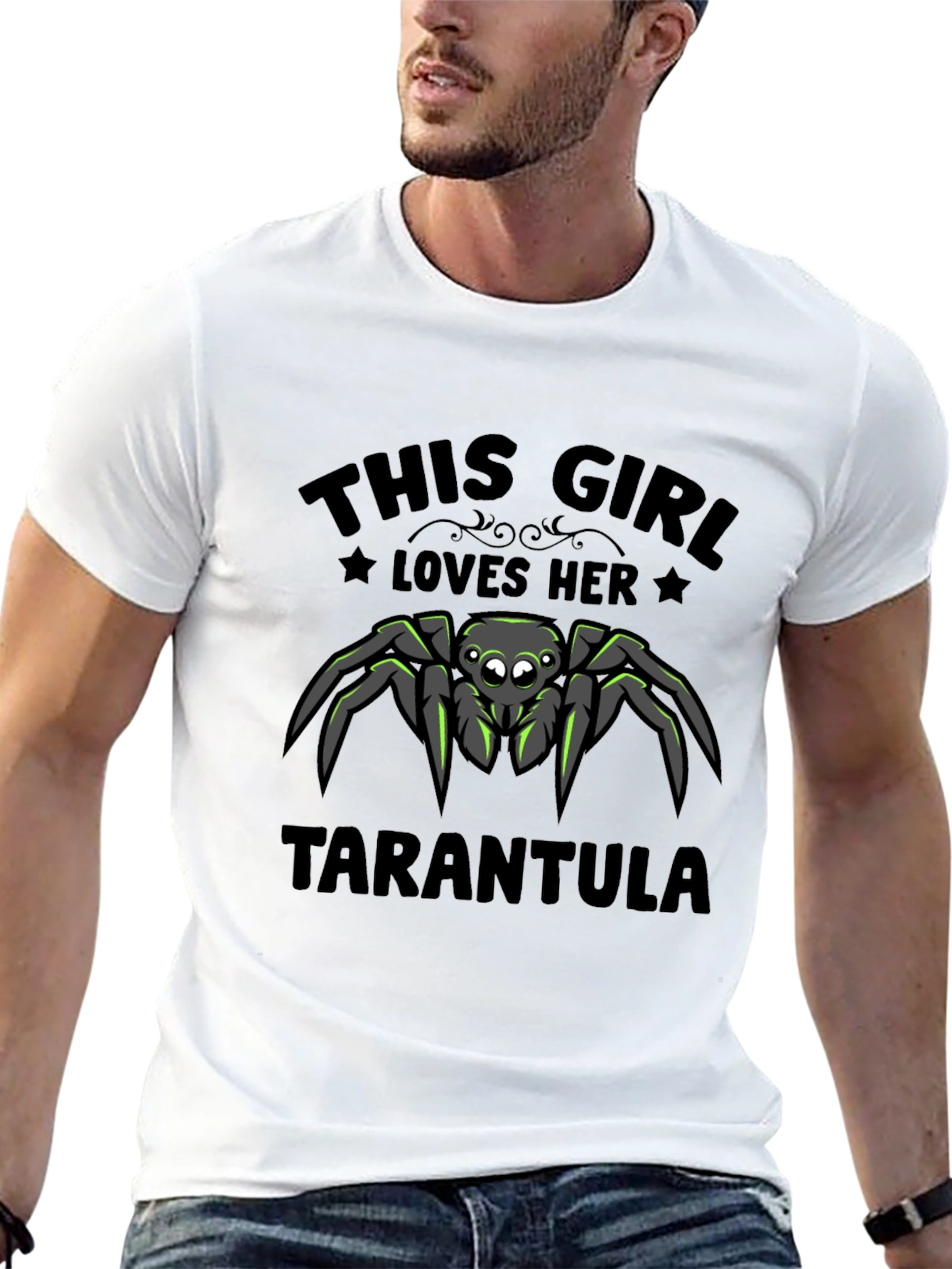 This Girl Loves Her Tarantula Graphic Tee