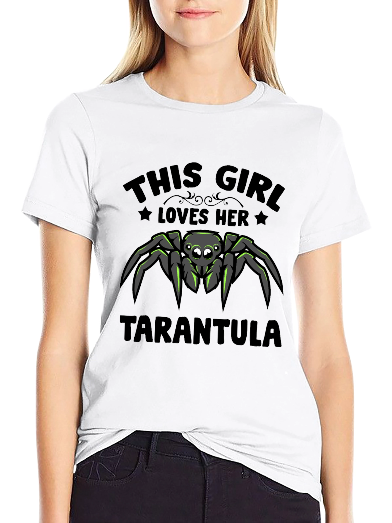 This Girl Loves Her Tarantula Graphic Tee