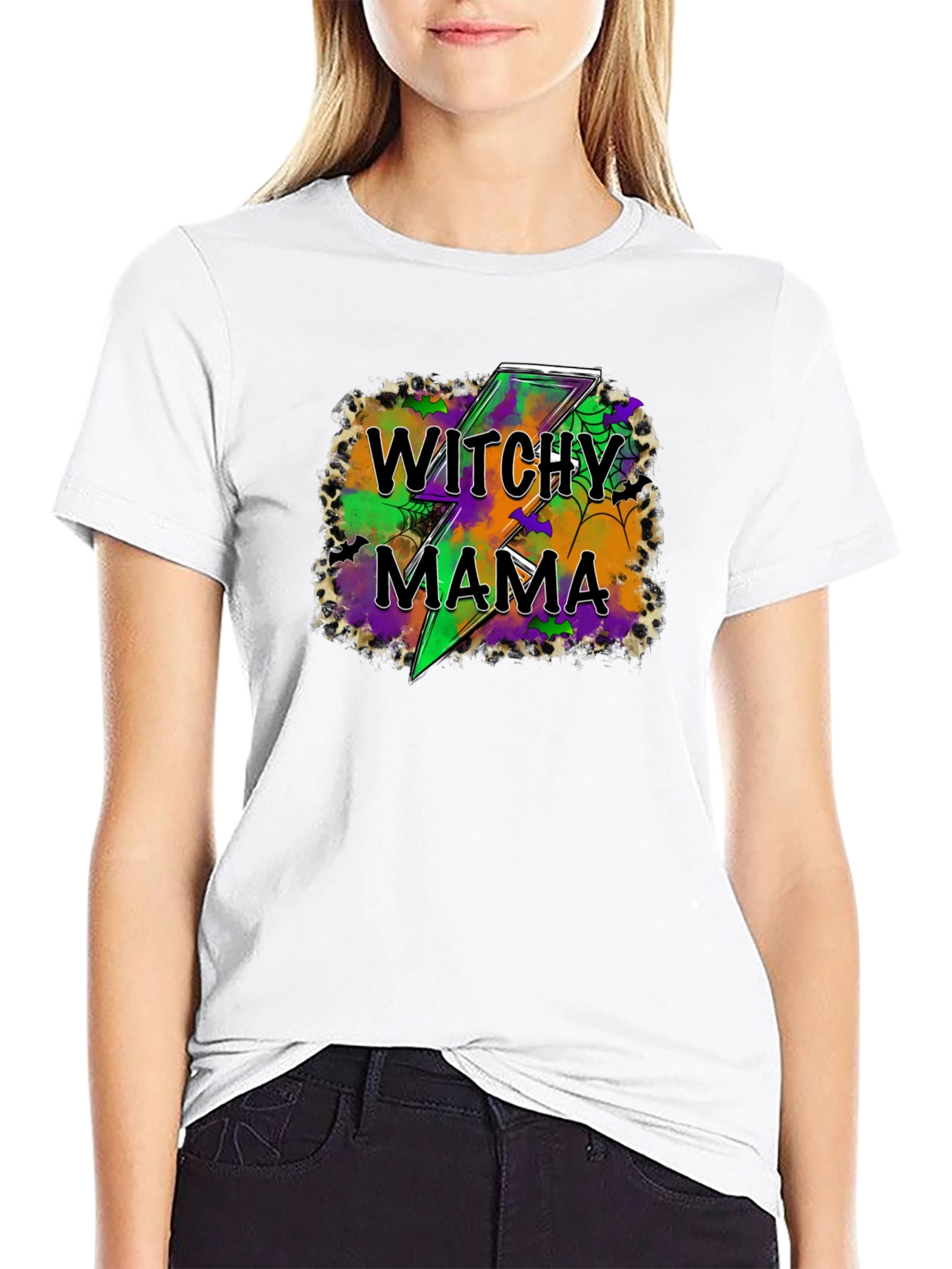 Witchy Mama Halloween T-Shirt