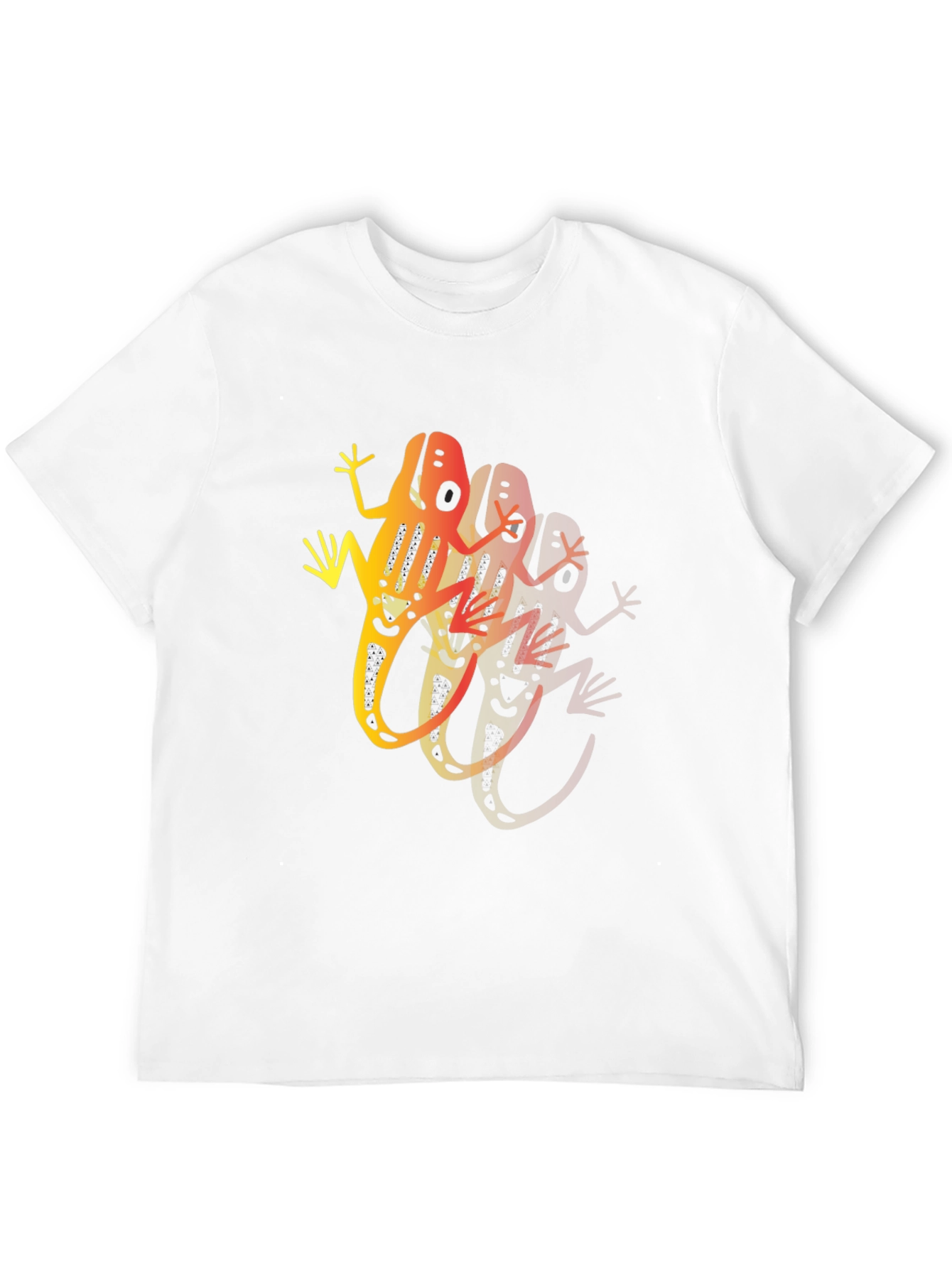 Cool Frog Silhouette Graphic Black T-Shirt
