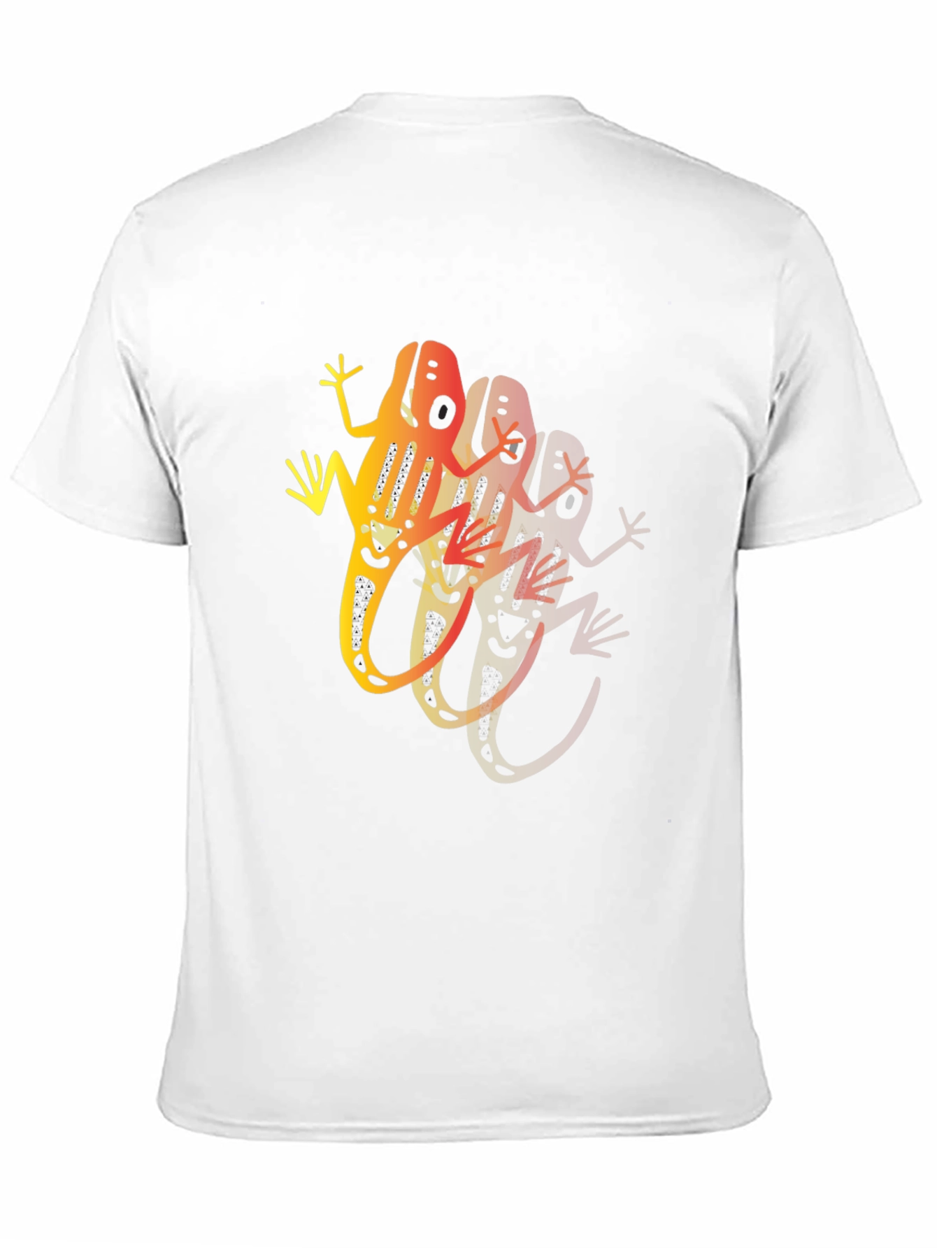 Cool Frog Silhouette Graphic Black T-Shirt