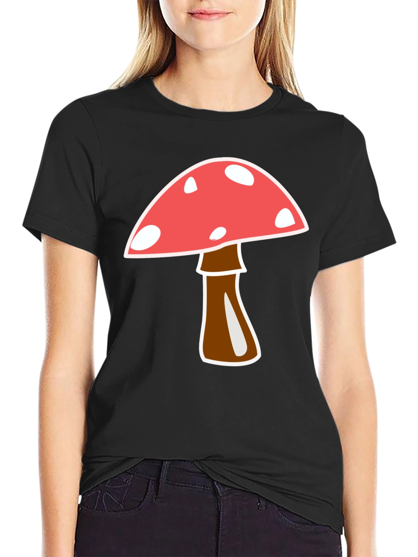 Mushroom Graphic Tee - Fun Casual Style