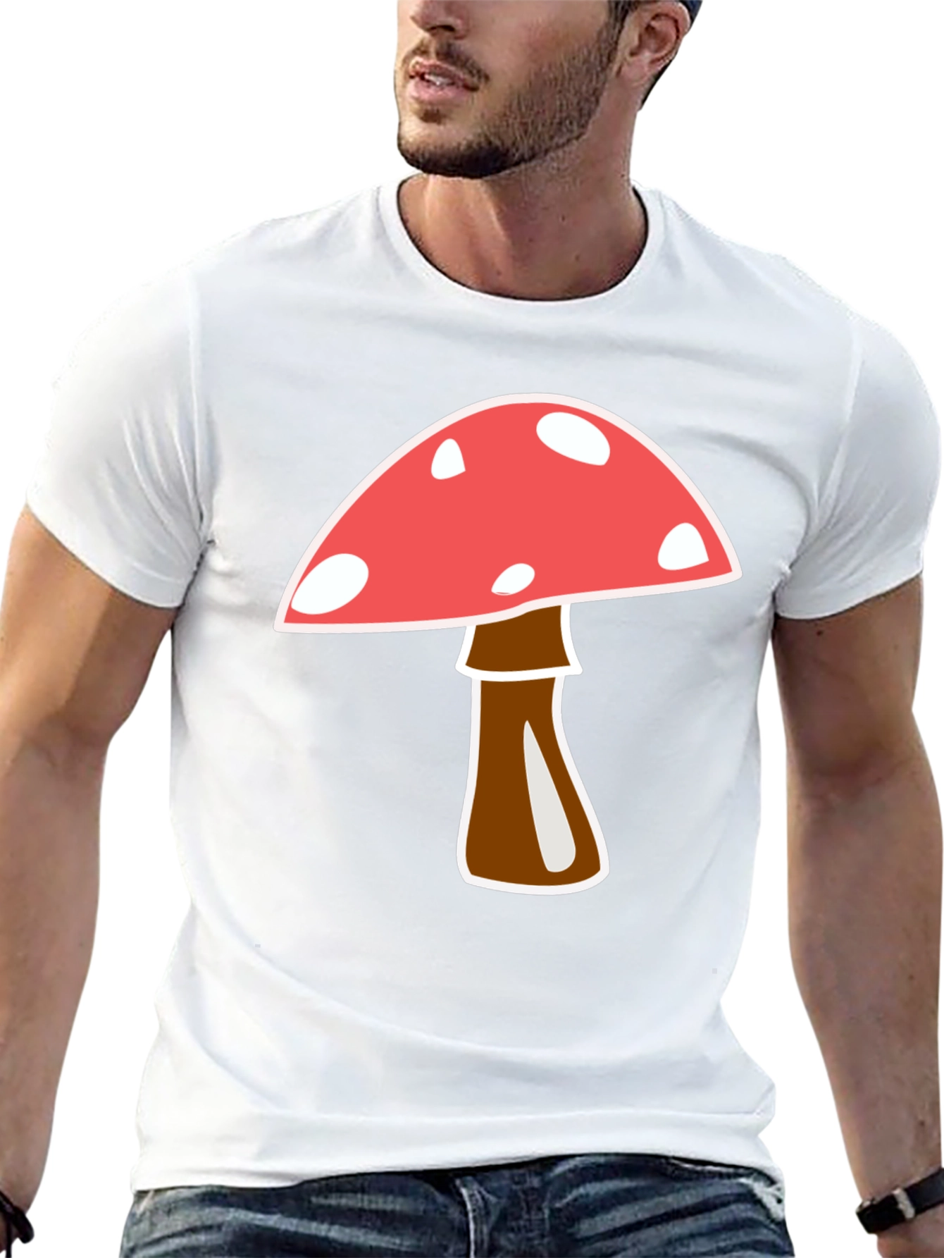 Mushroom Graphic Tee - Fun Casual Style