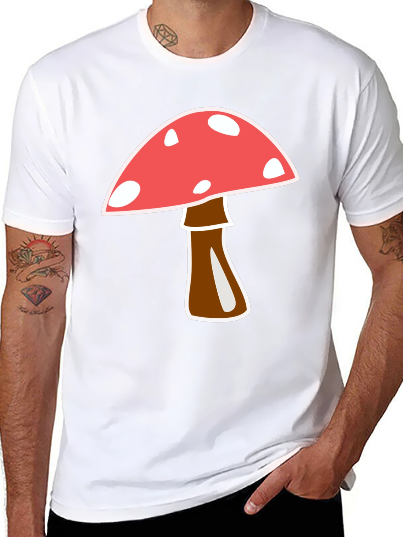 Mushroom Graphic Tee - Fun Casual Style