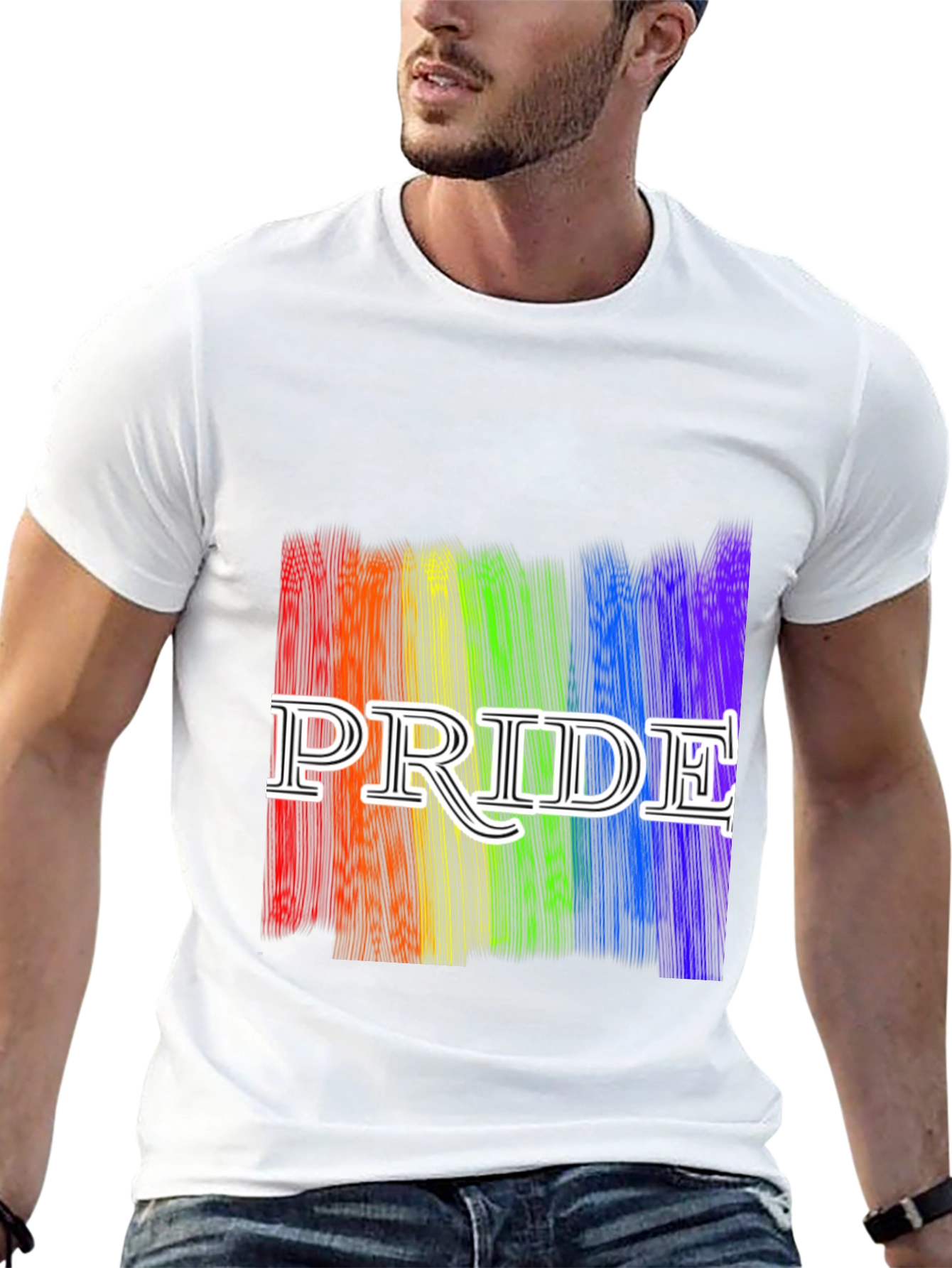 Pride Rainbow Stripe T-Shirt