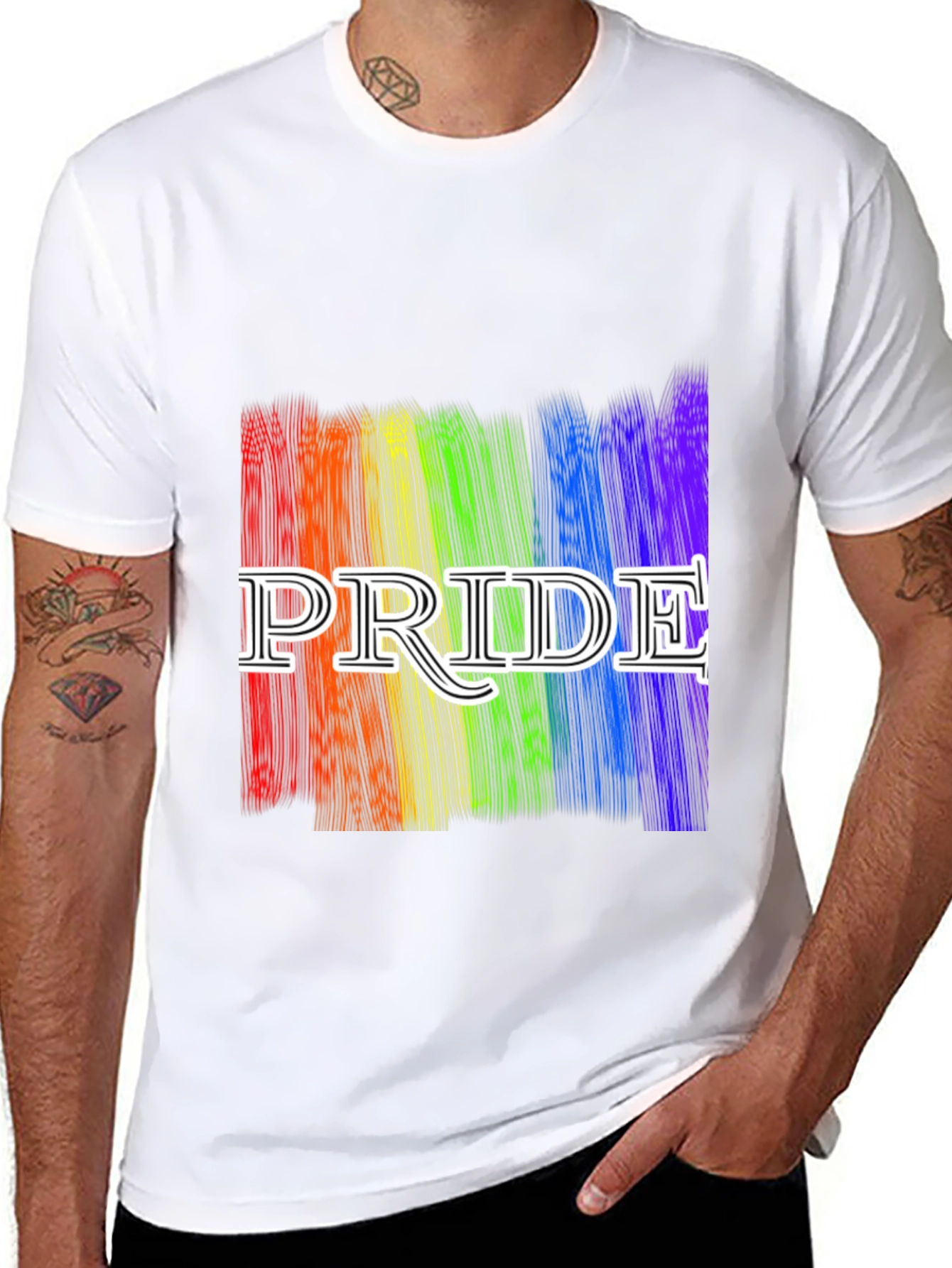 Pride Rainbow Stripe T-Shirt