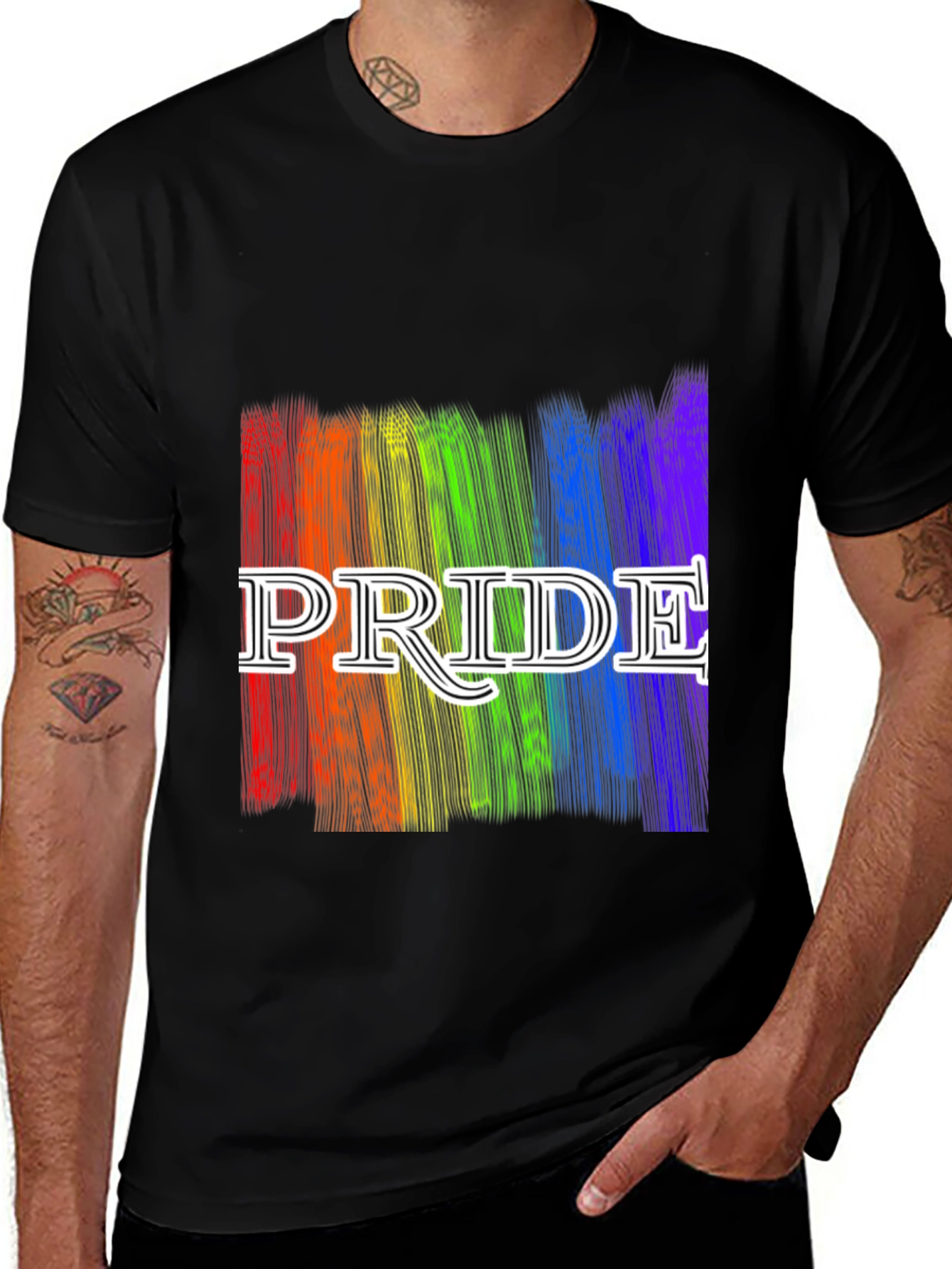 Pride Rainbow Stripe T-Shirt