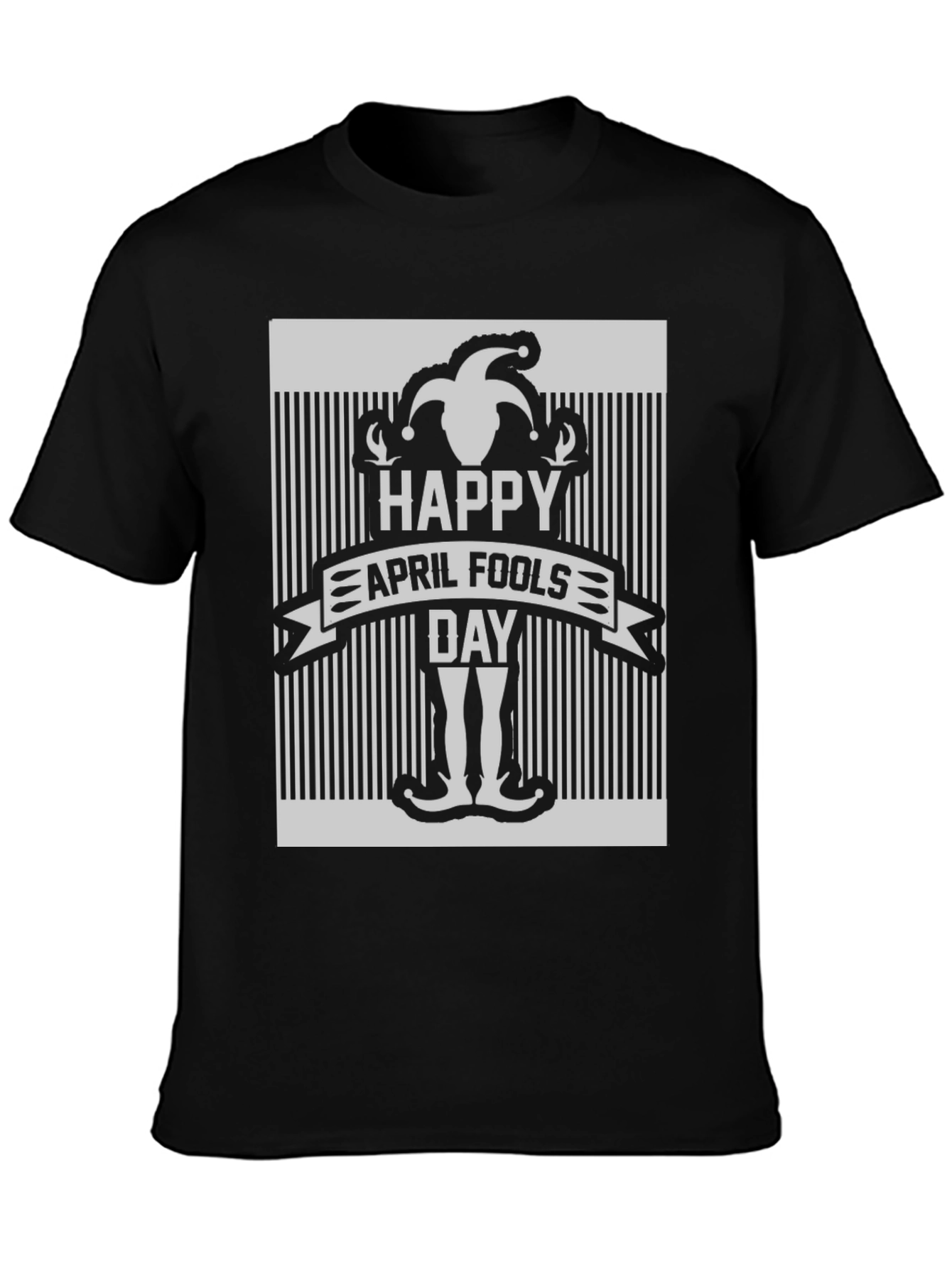 Happy April Fools Day Jester Graphic T-Shirt