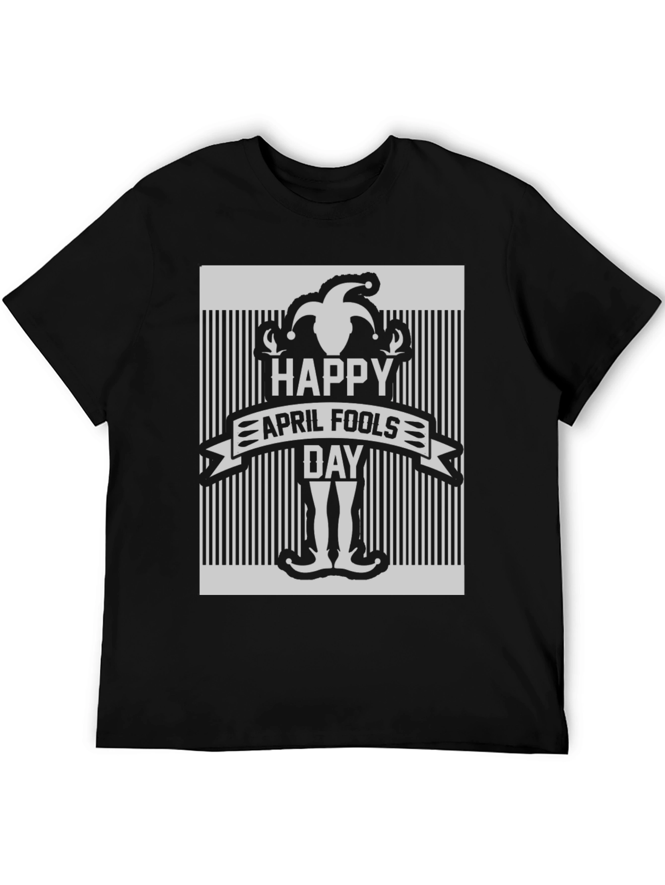 Happy April Fools Day Jester Graphic T-Shirt