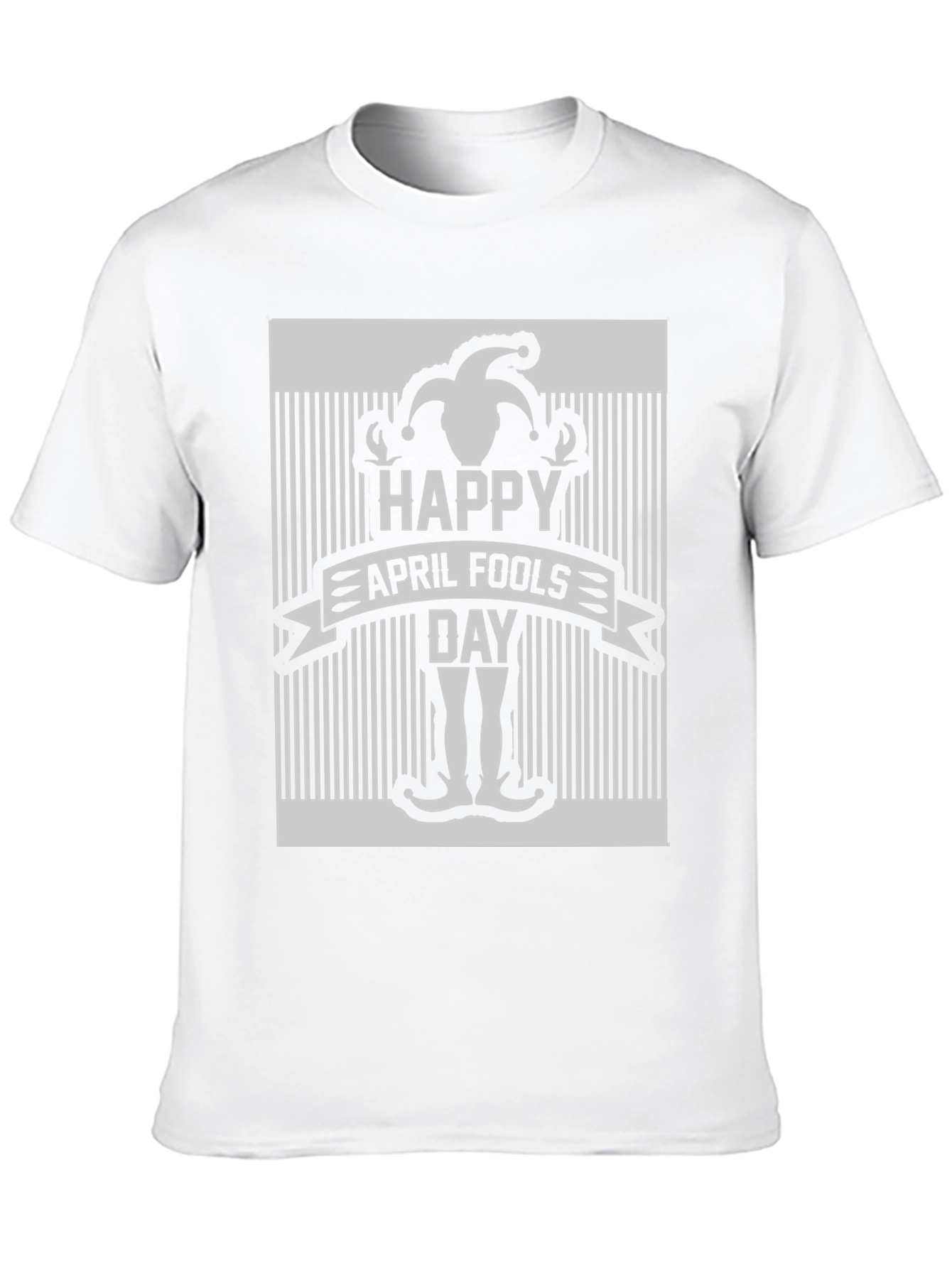 Happy April Fools Day Jester Graphic T-Shirt