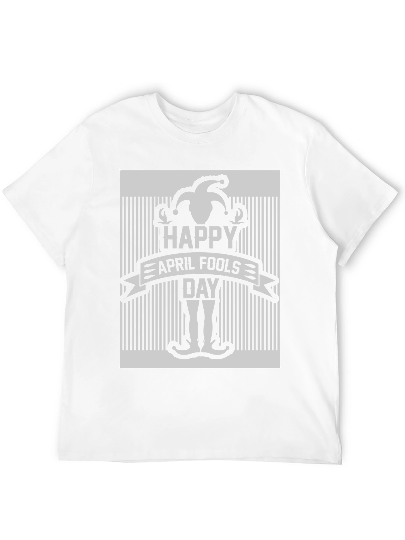 Happy April Fools Day Jester Graphic T-Shirt