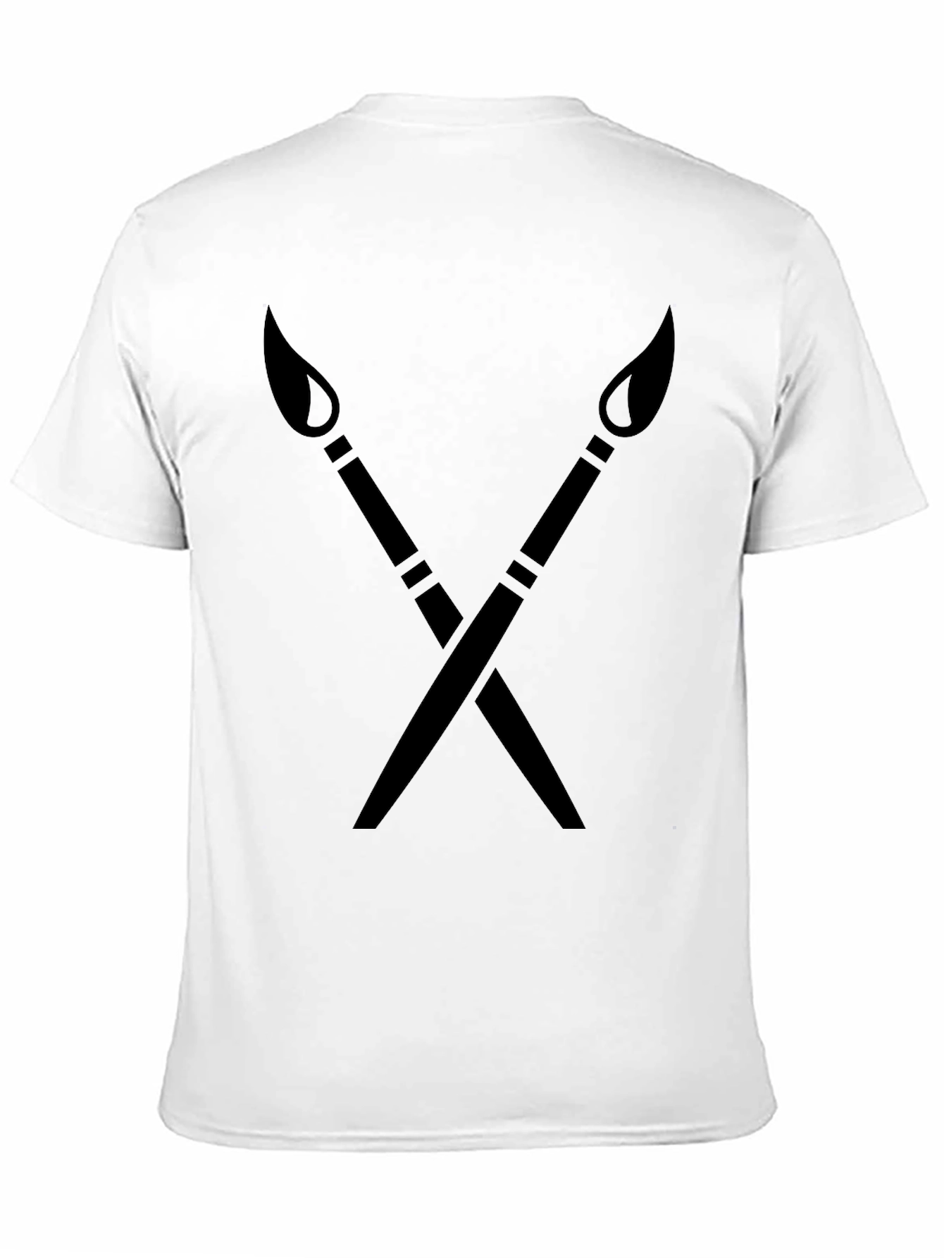 Painters Cross T-Shirt - Artistic Black Tee