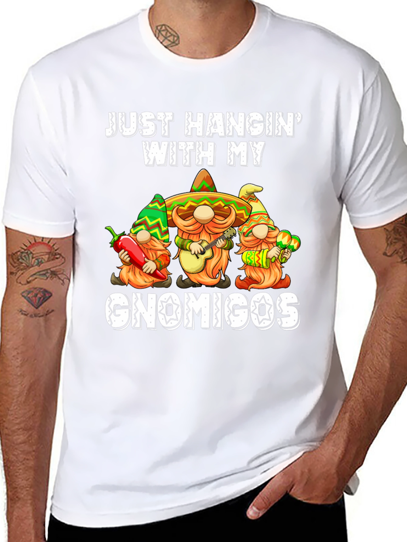 Just Hangin With My Gnomigos T-Shirt