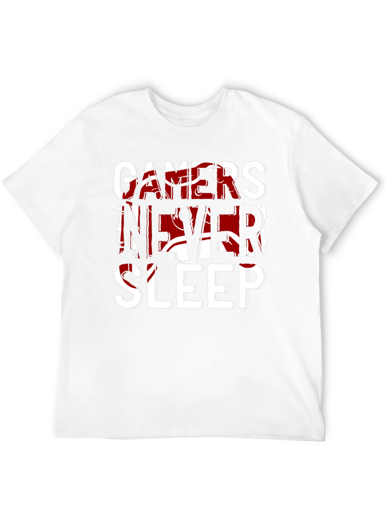 Gamers Never Sleep Black T-Shirt - Bold Graphic Tee