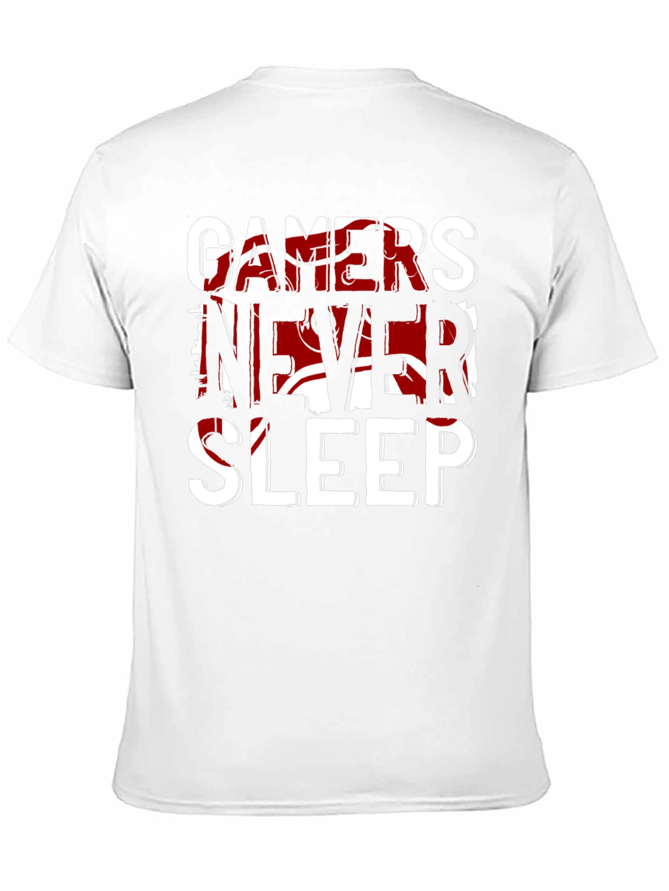 Gamers Never Sleep Black T-Shirt - Bold Graphic Tee