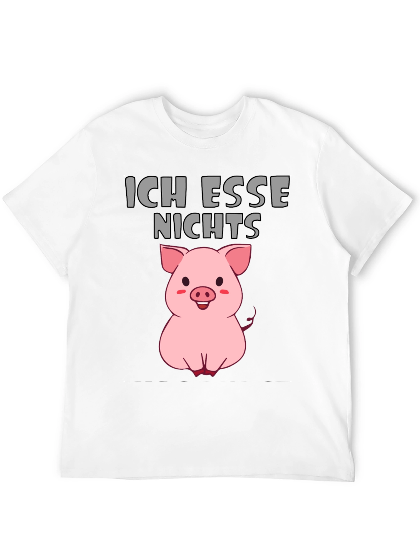 Ich Esse Nichts Vegan Pig T-Shirt