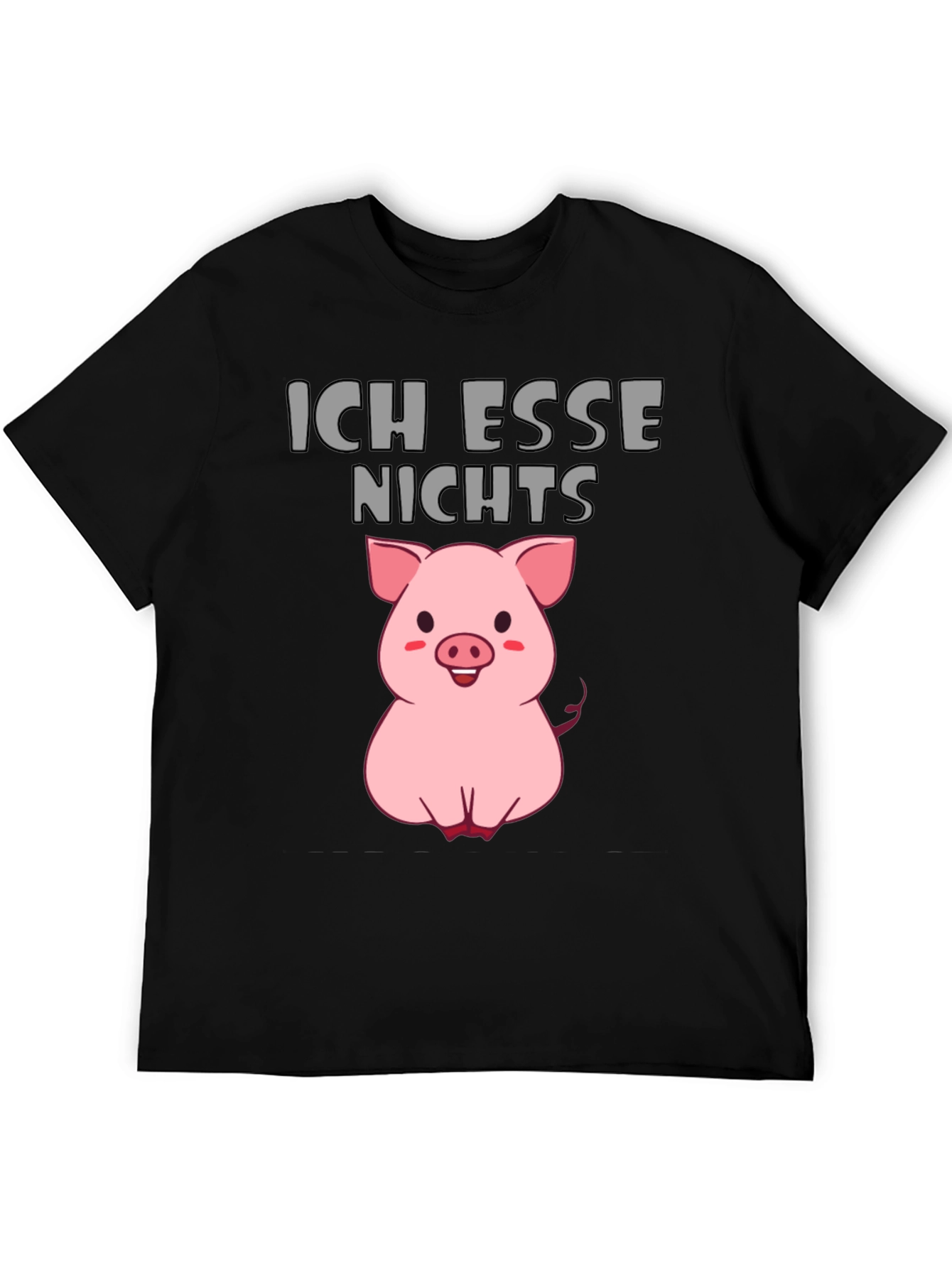 Ich Esse Nichts Vegan Pig T-Shirt