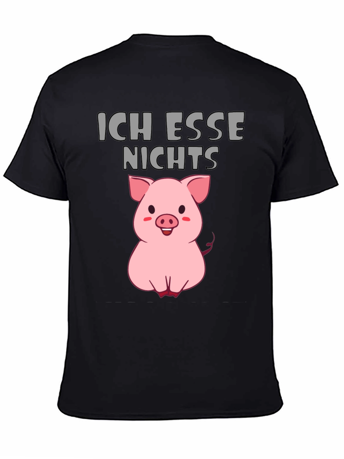 Ich Esse Nichts Vegan Pig T-Shirt