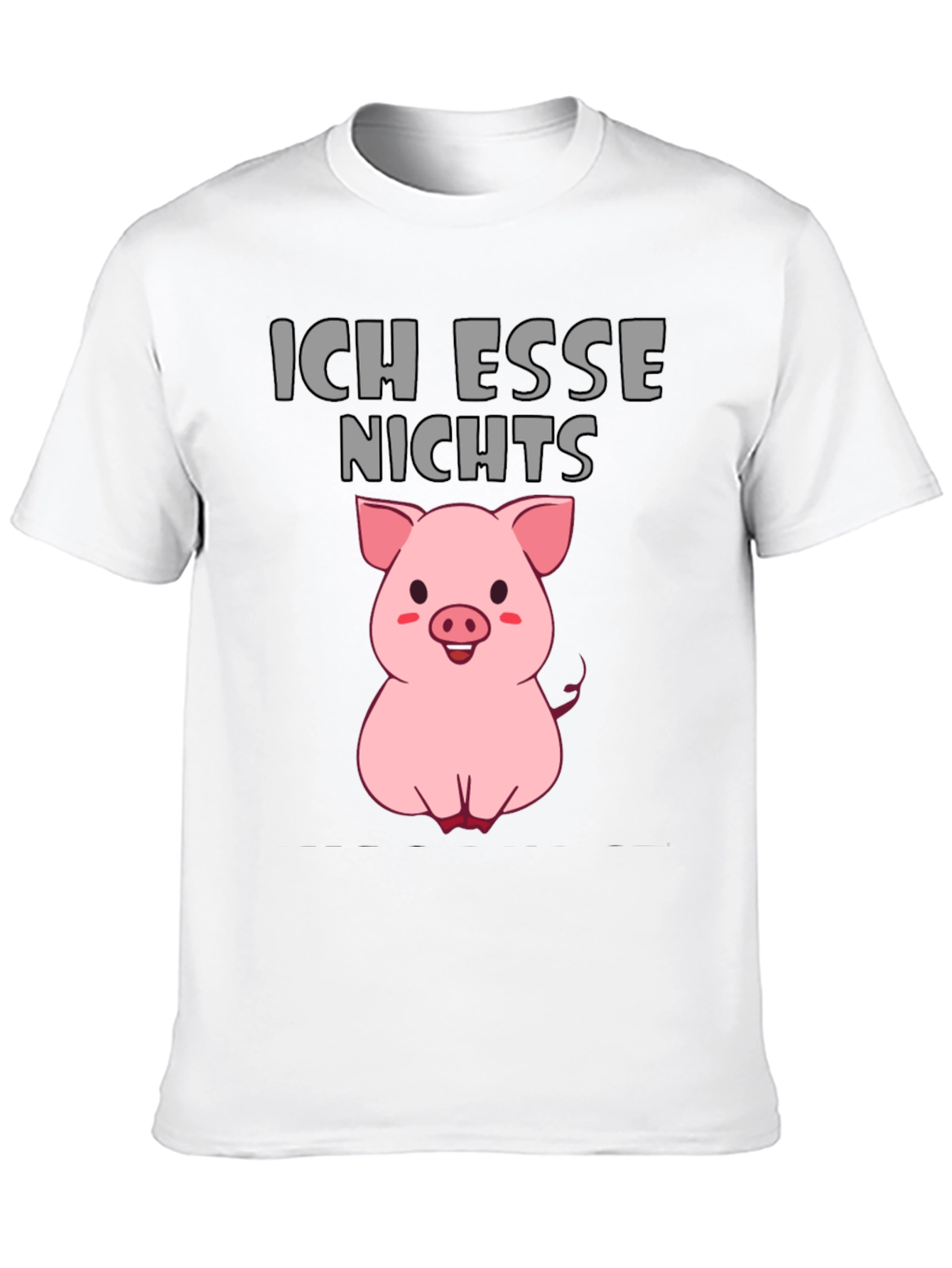 Ich Esse Nichts Vegan Pig T-Shirt