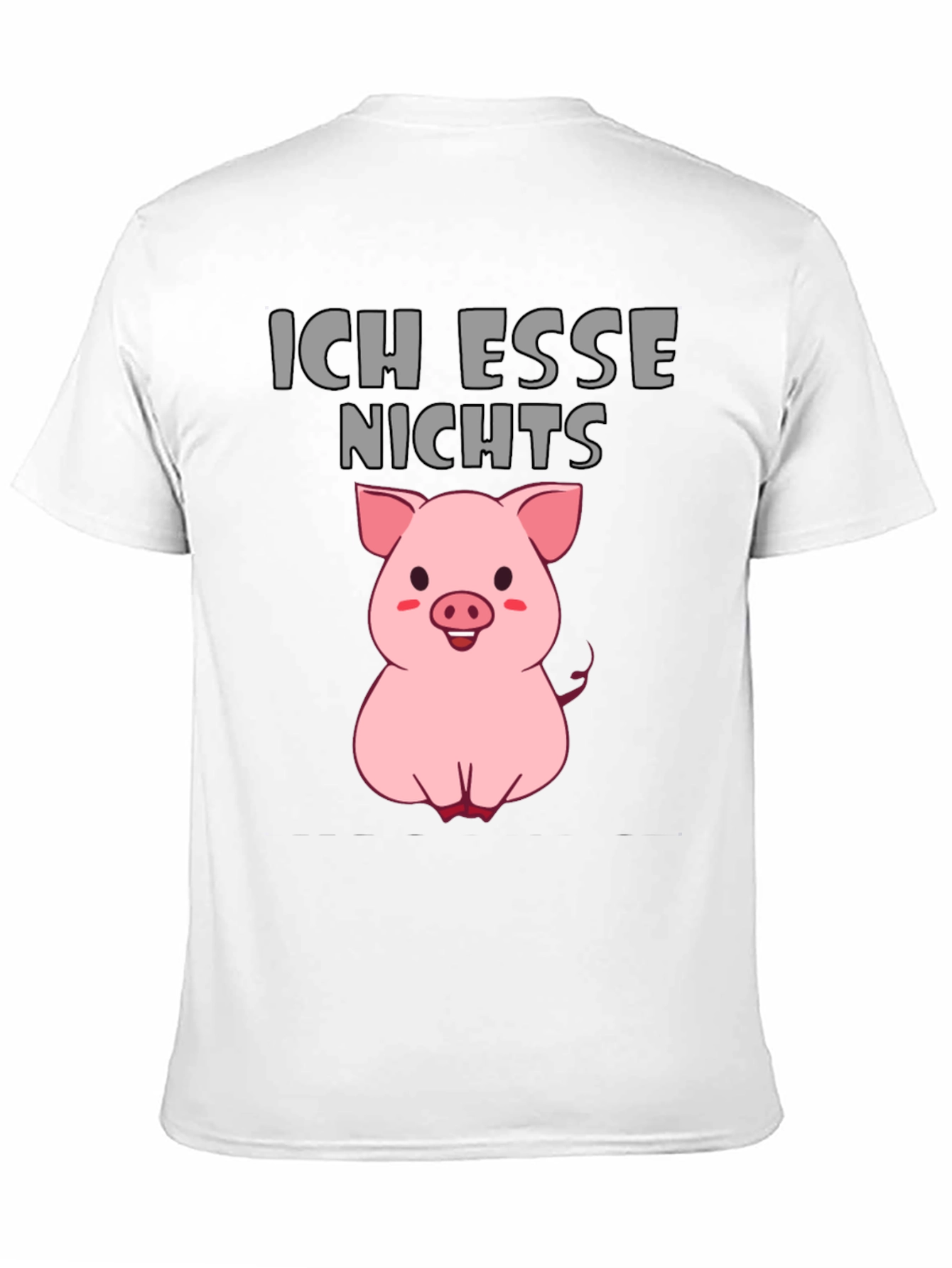 Ich Esse Nichts Vegan Pig T-Shirt