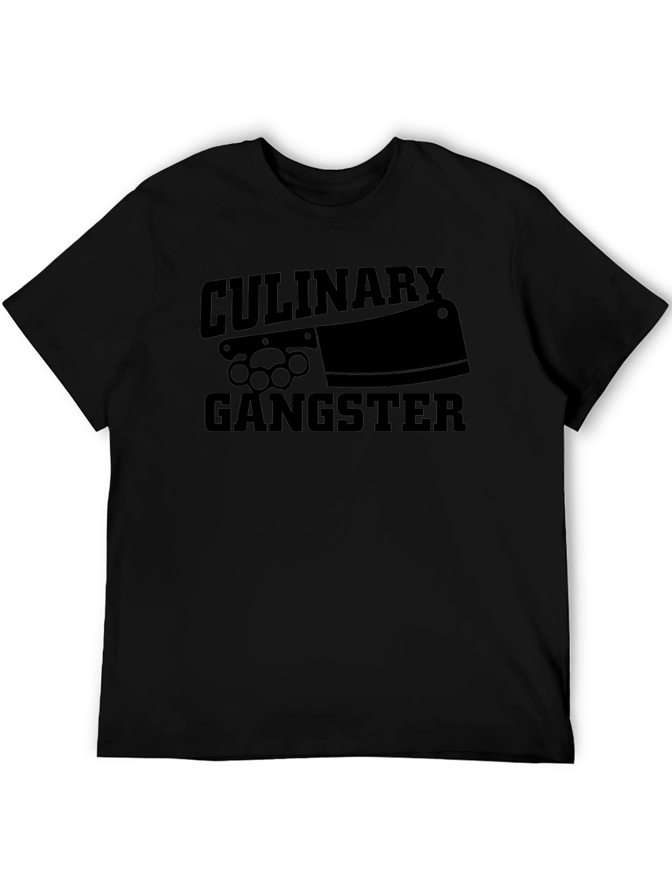 Culinary Gangster Graphic T-Shirt - Black