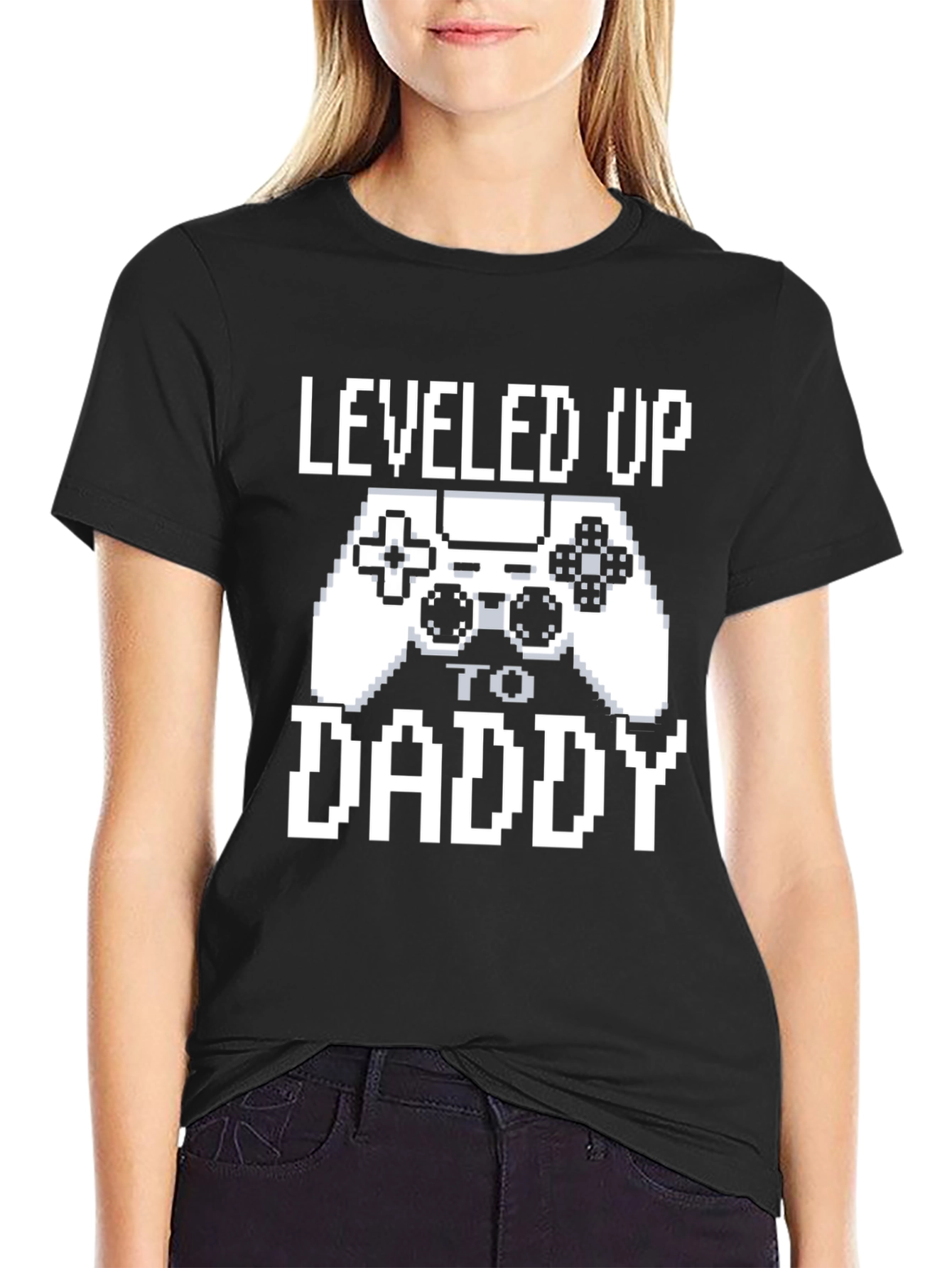 Leveled Up to Daddy Gamer T-Shirt
