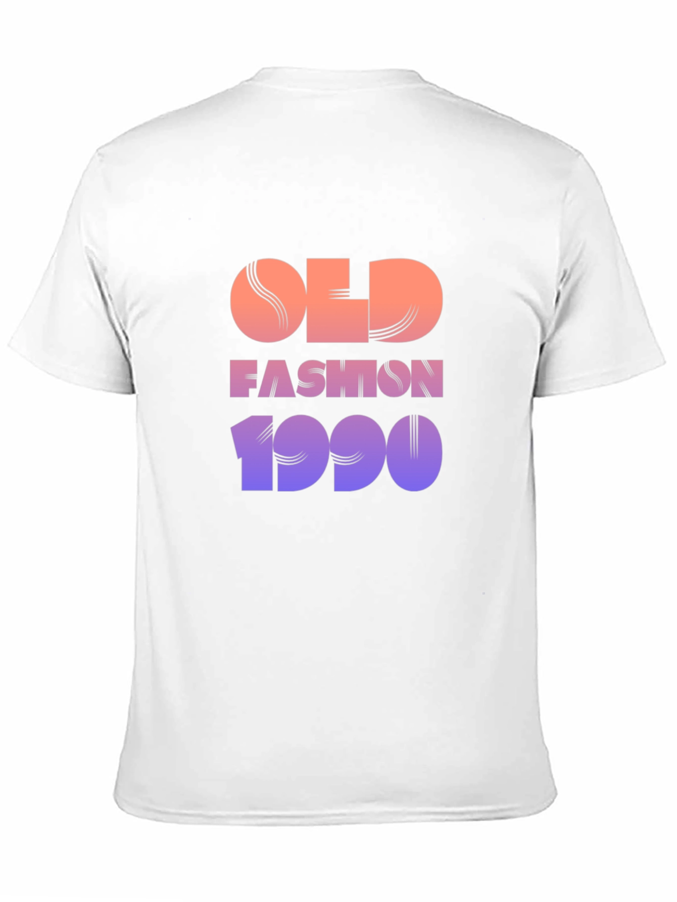 Retro Old Fashion 1990 Graphic Tee - Black