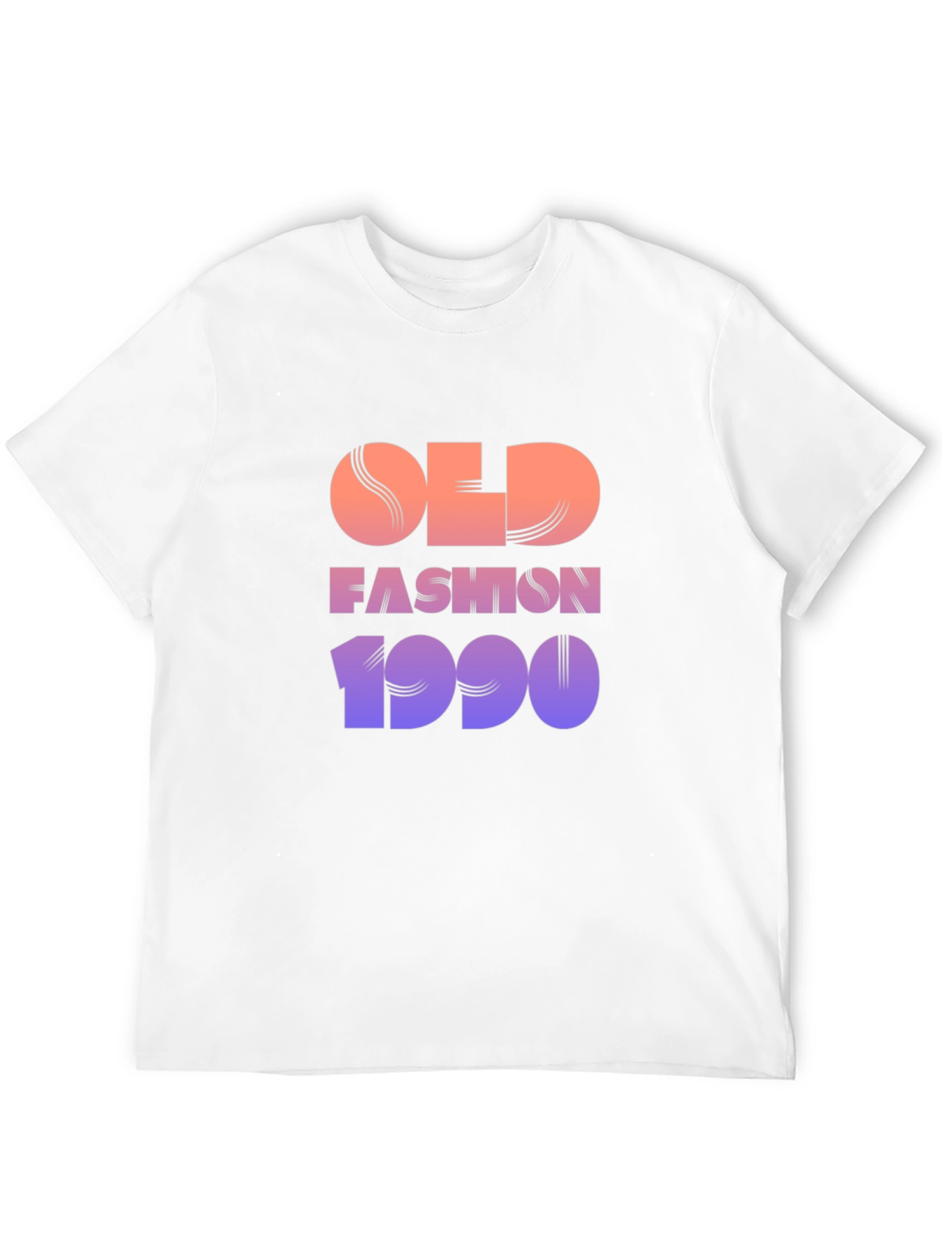 Retro Old Fashion 1990 Graphic Tee - Black
