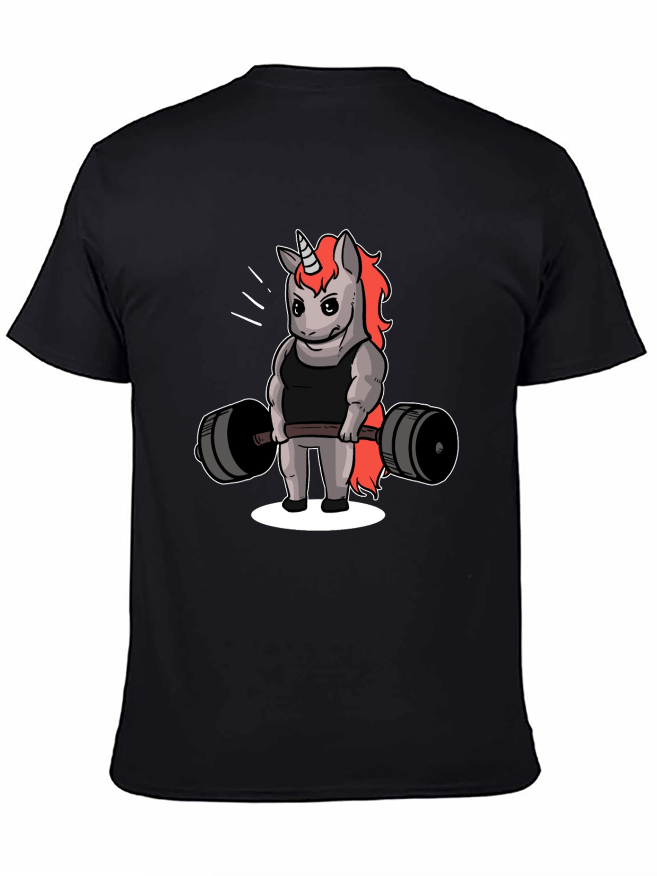 Unicorn Weightlifting T-Shirt - Black