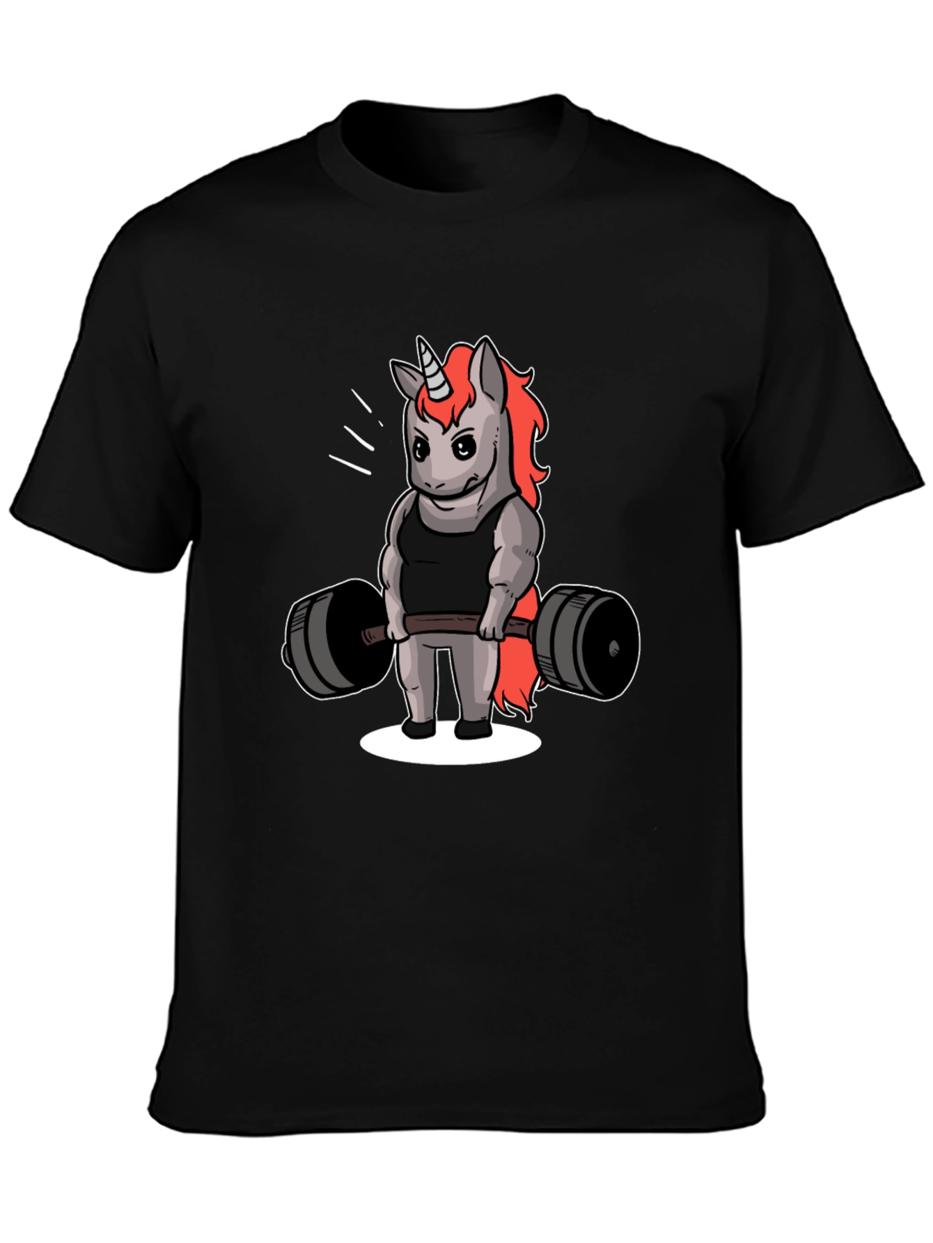 Unicorn Weightlifting T-Shirt - Black