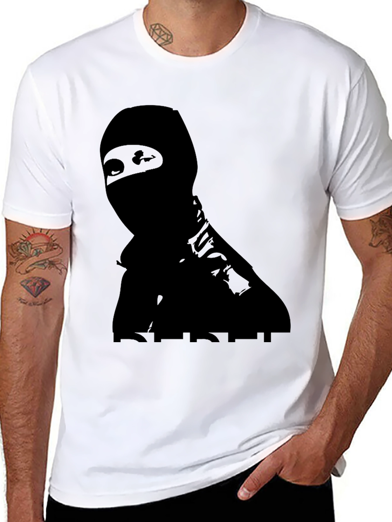 Ninja Balaclava T-Shirt - Stealth Mode Activated