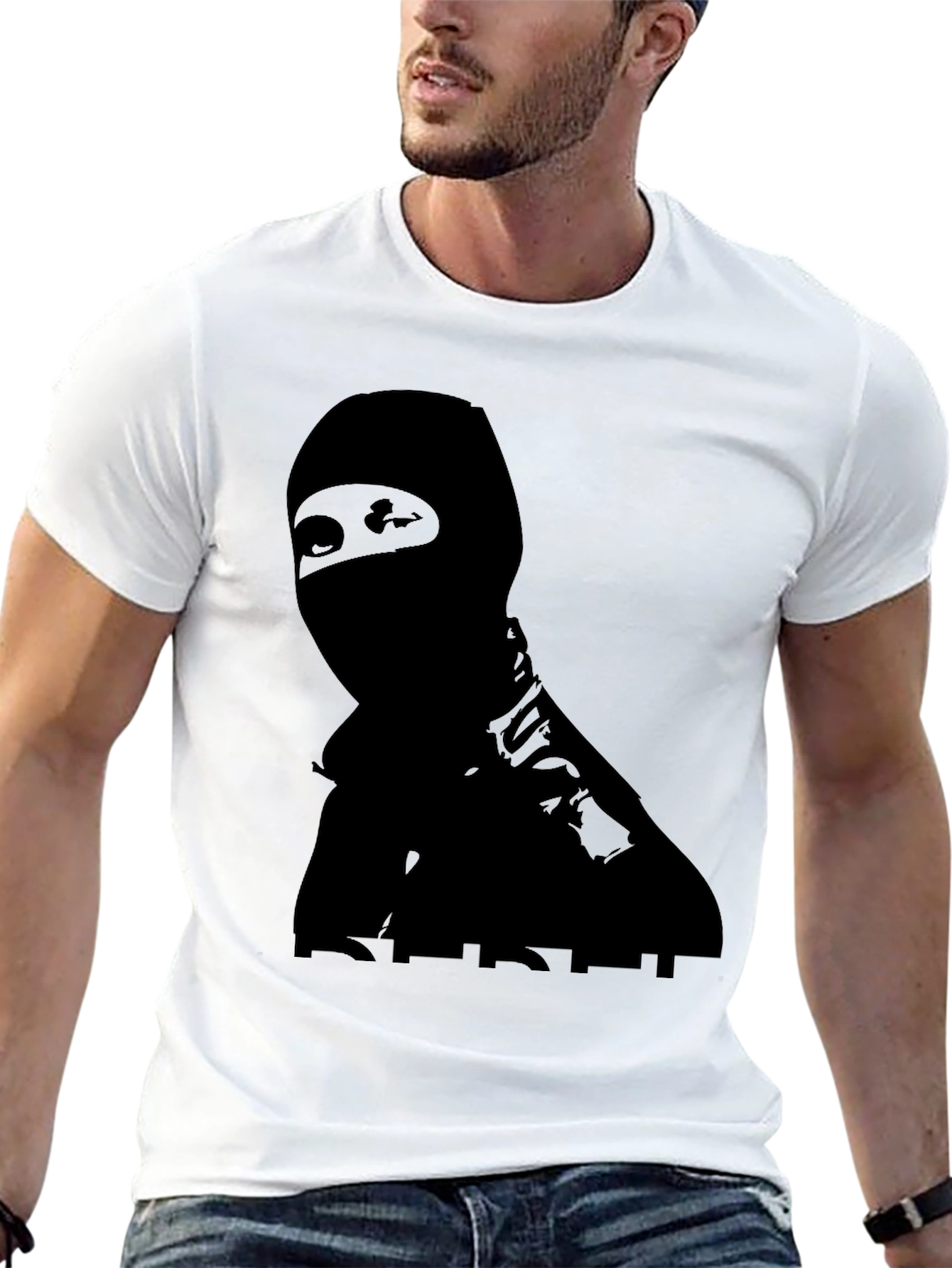 Ninja Balaclava T-Shirt - Stealth Mode Activated
