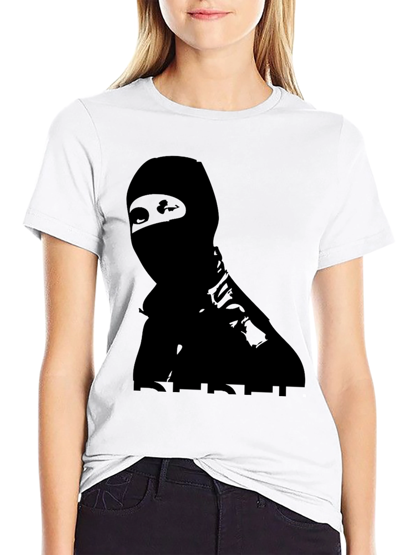 Ninja Balaclava T-Shirt - Stealth Mode Activated