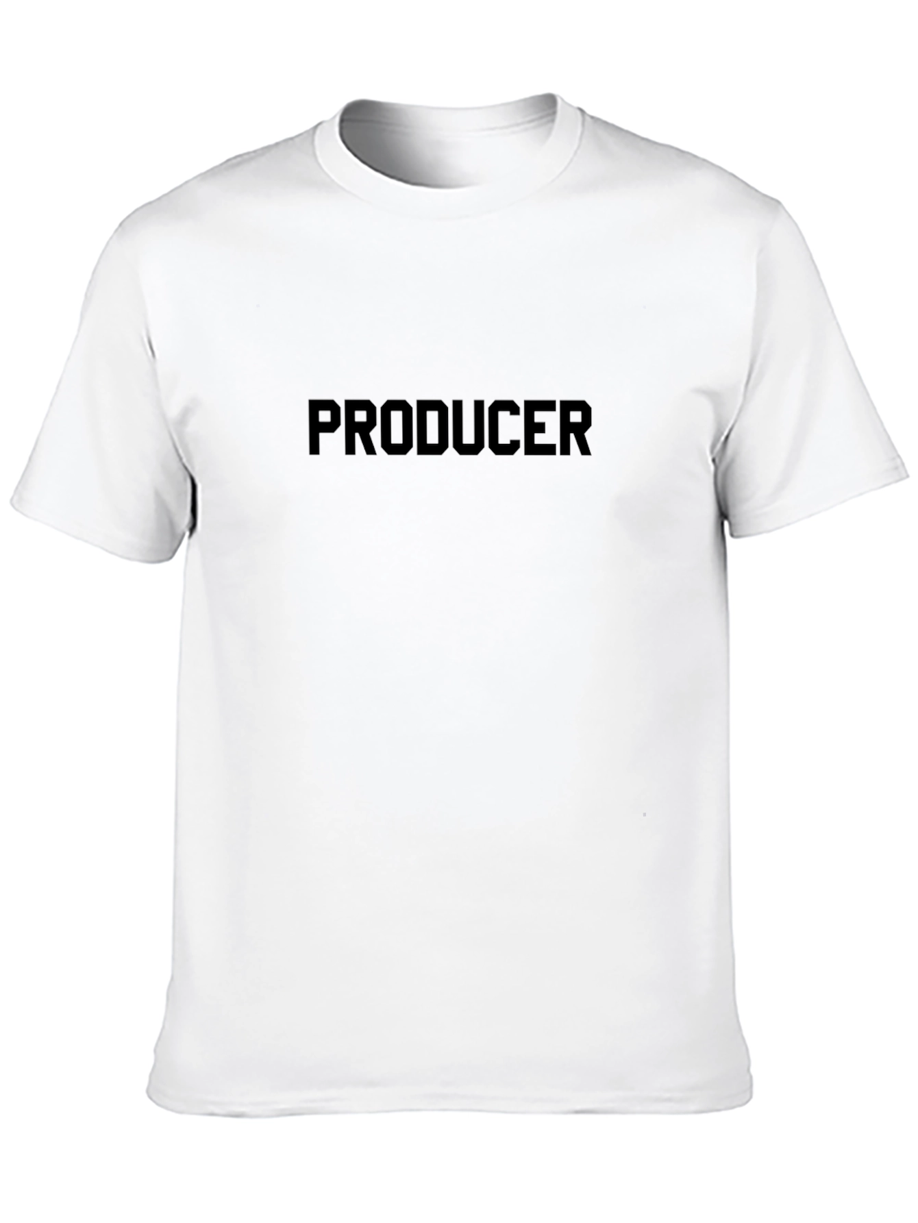 Producer Black Graphic Tee Shirt