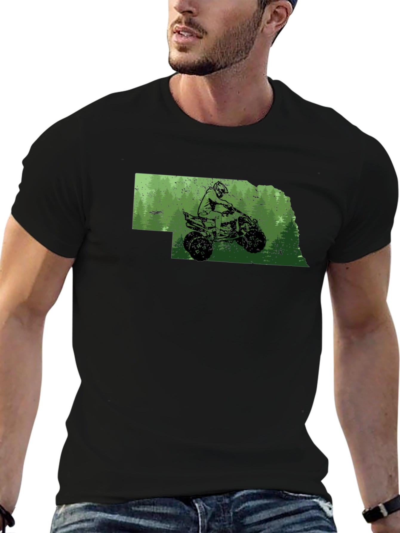 Nebraska ATV Rider T-Shirt