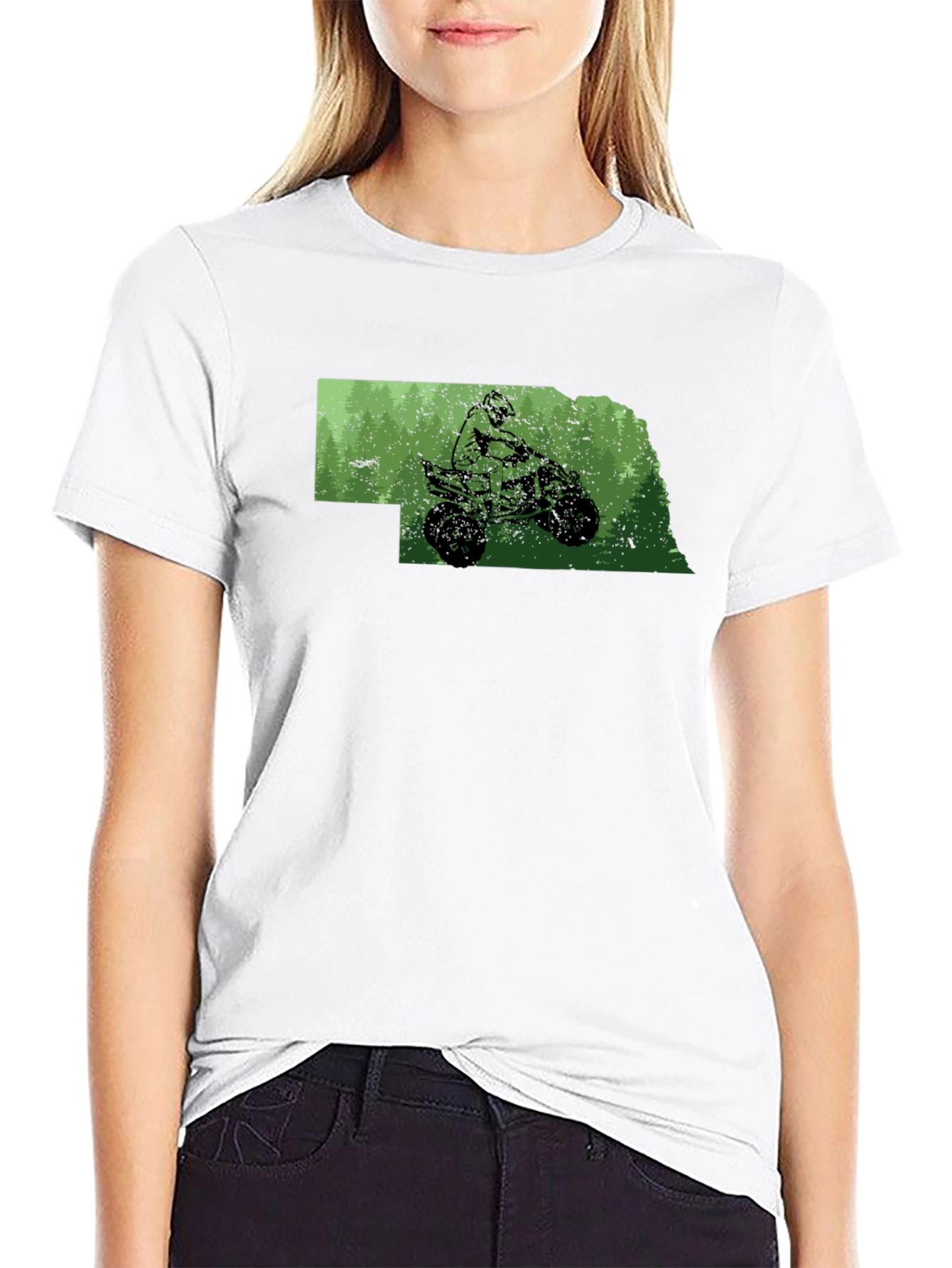 Nebraska ATV Rider T-Shirt