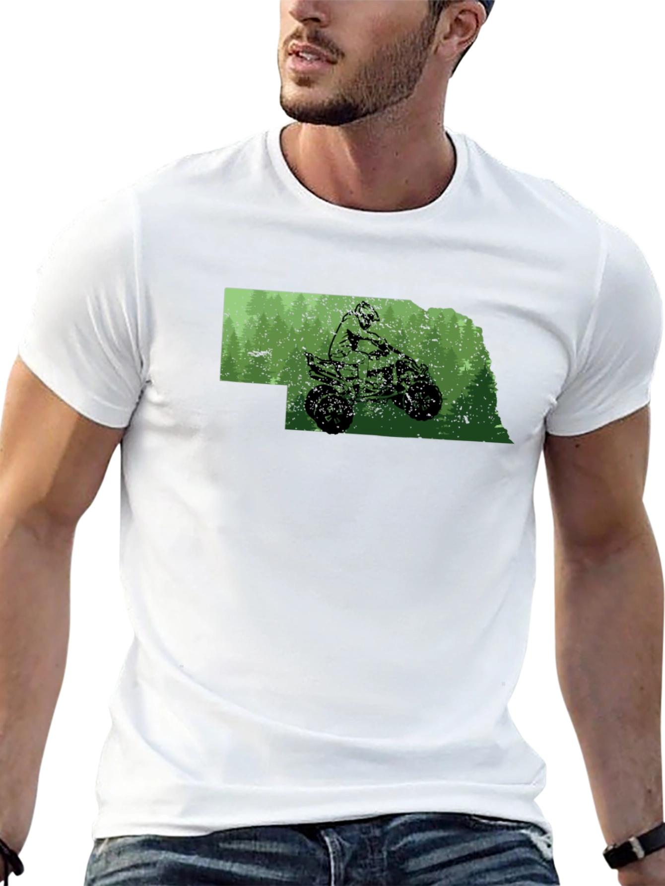 Nebraska ATV Rider T-Shirt
