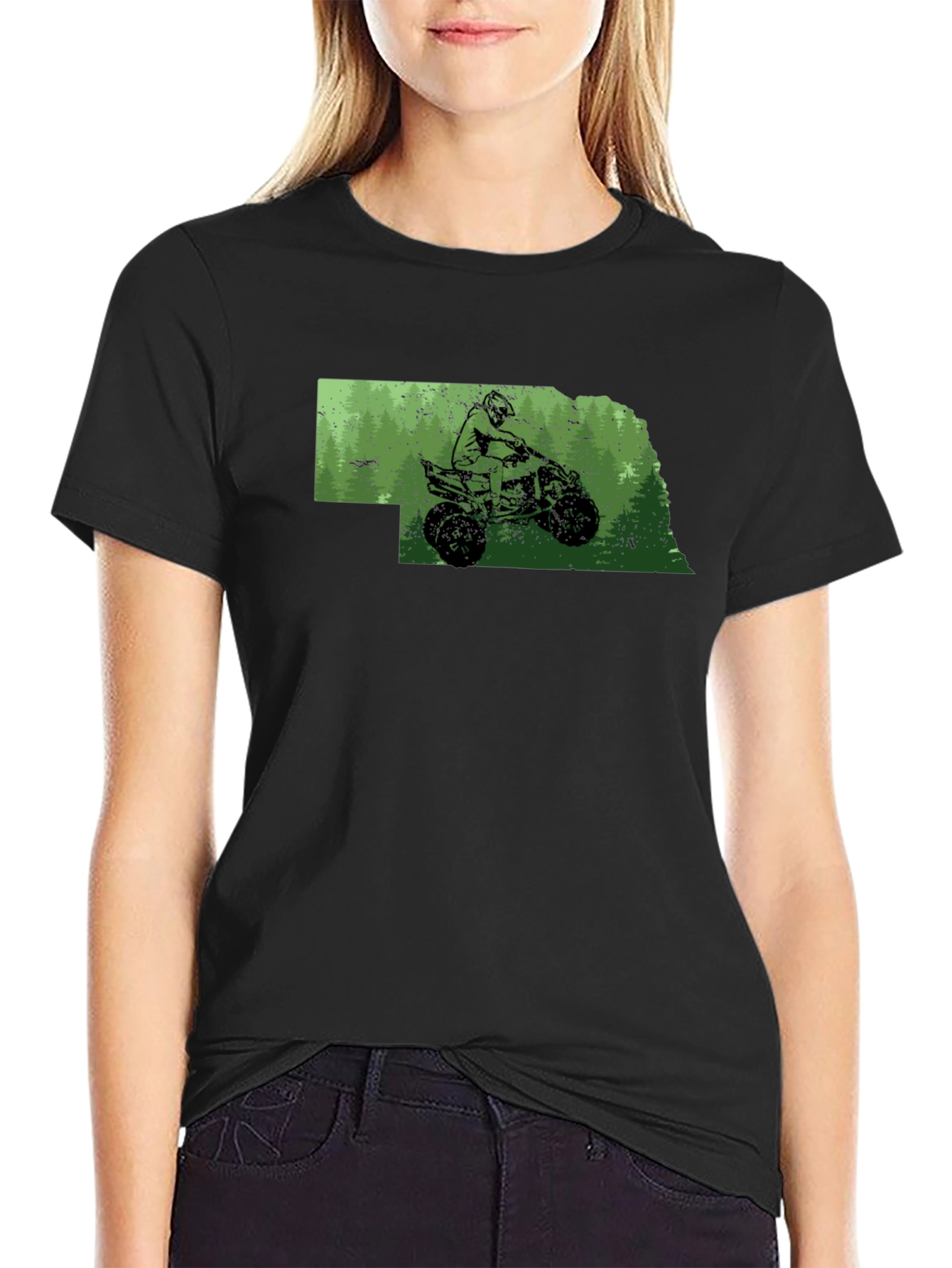 Nebraska ATV Rider T-Shirt