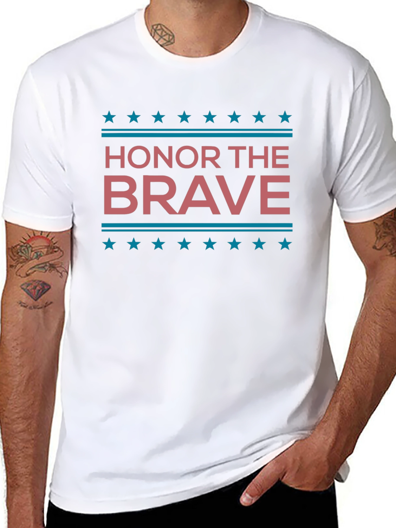 Honor The Brave Graphic T-Shirt