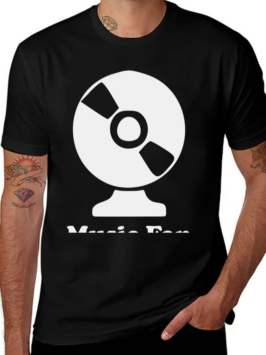 Music Fan Black T-Shirt