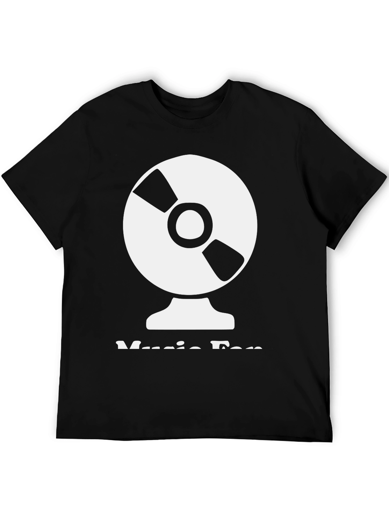 Music Fan Black T-Shirt