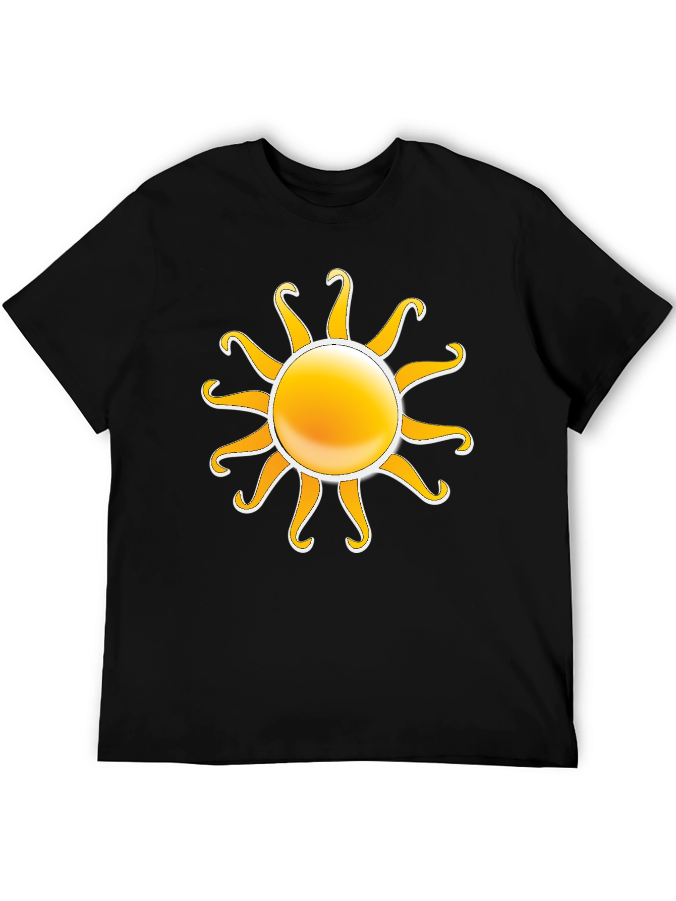 Sun Graphic Black T-Shirt